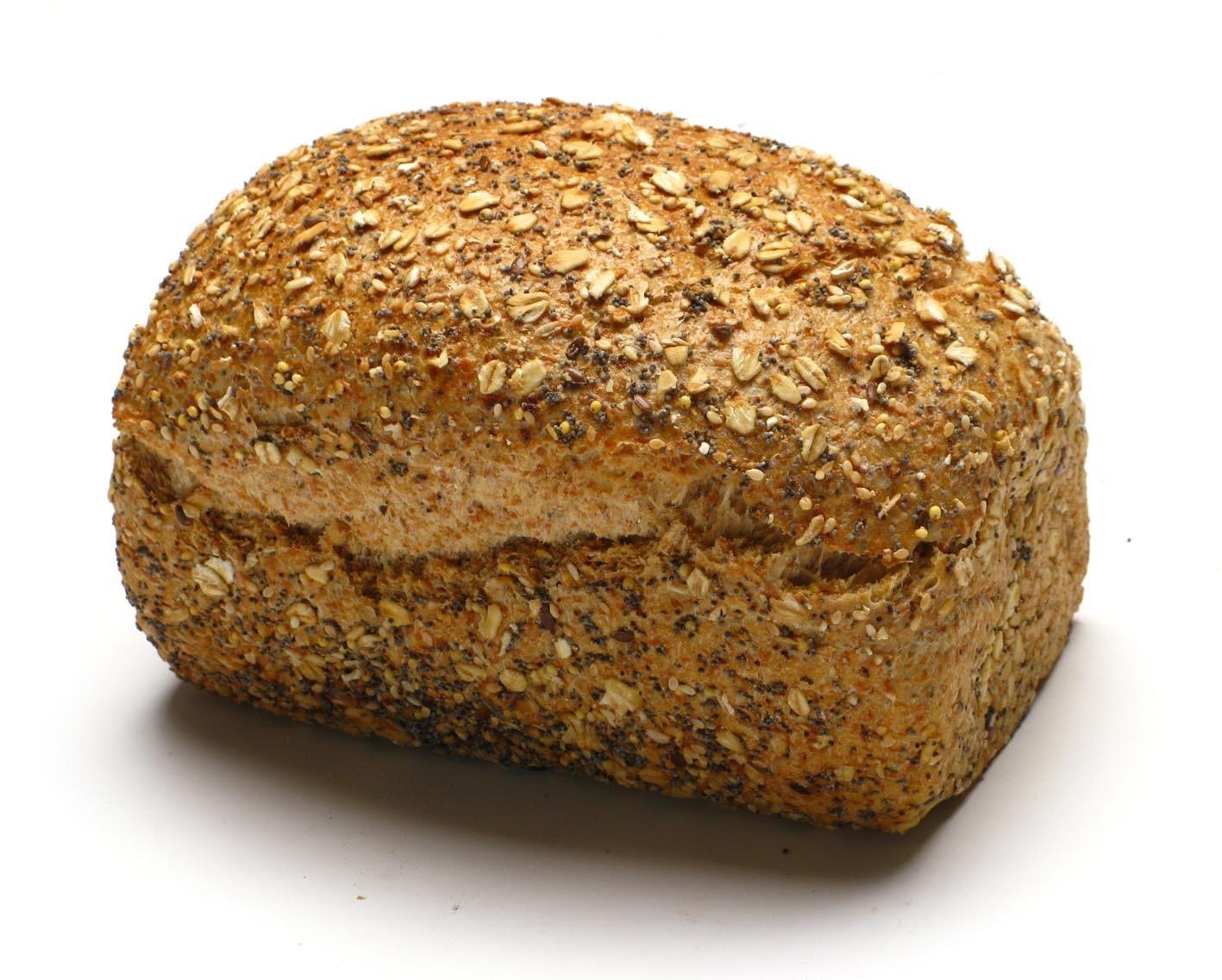 Pan de molde con semillas.
