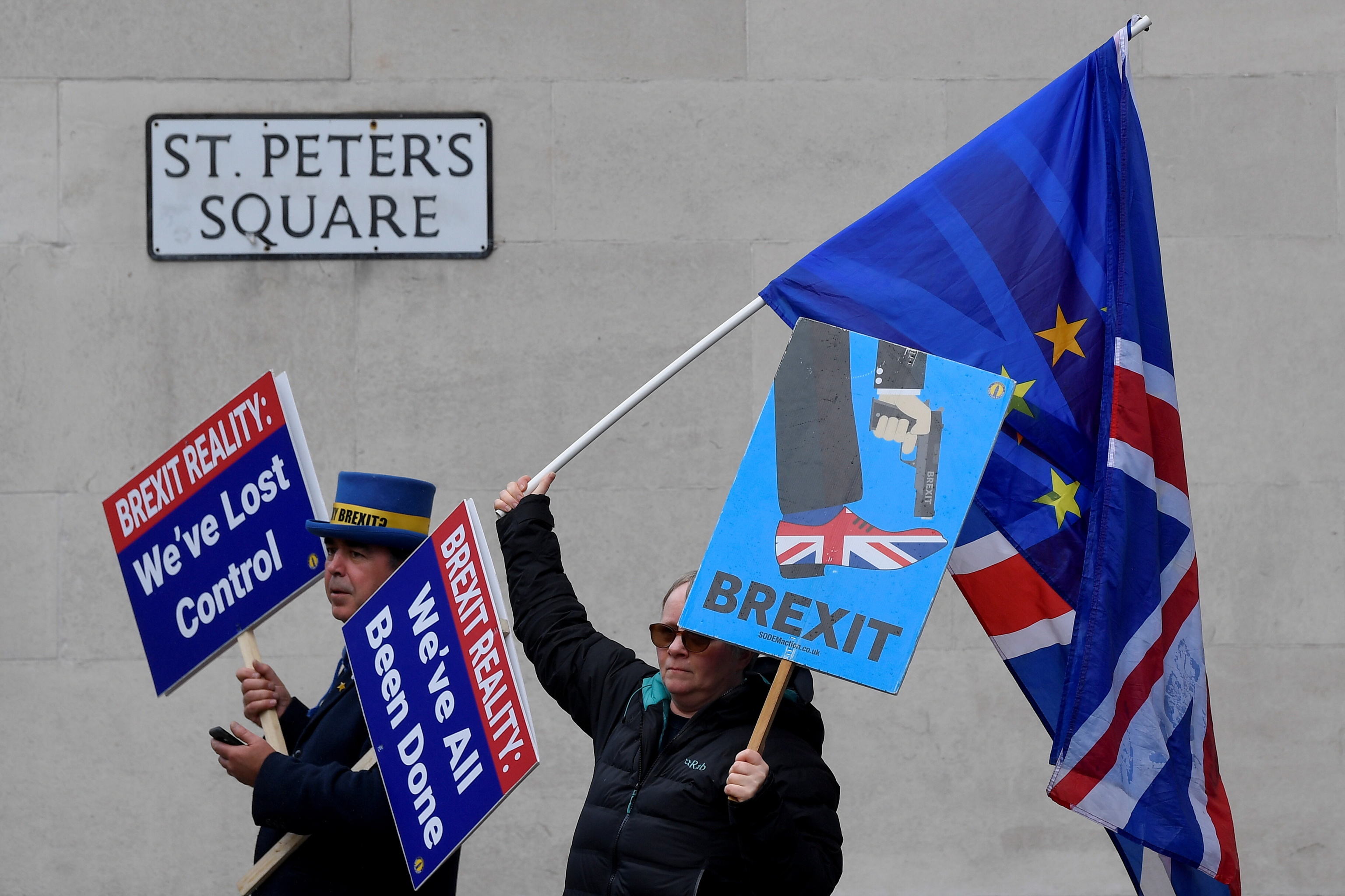 Protestas anti-brexit durante la conferencia del Partido Conservador el pasado 3 de octubre