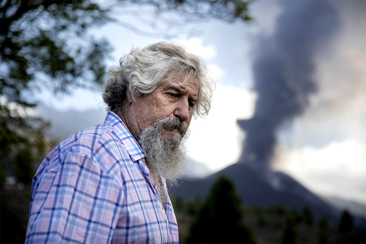 Juan Emilio Rodrguez, el primer testigo de la erupcin