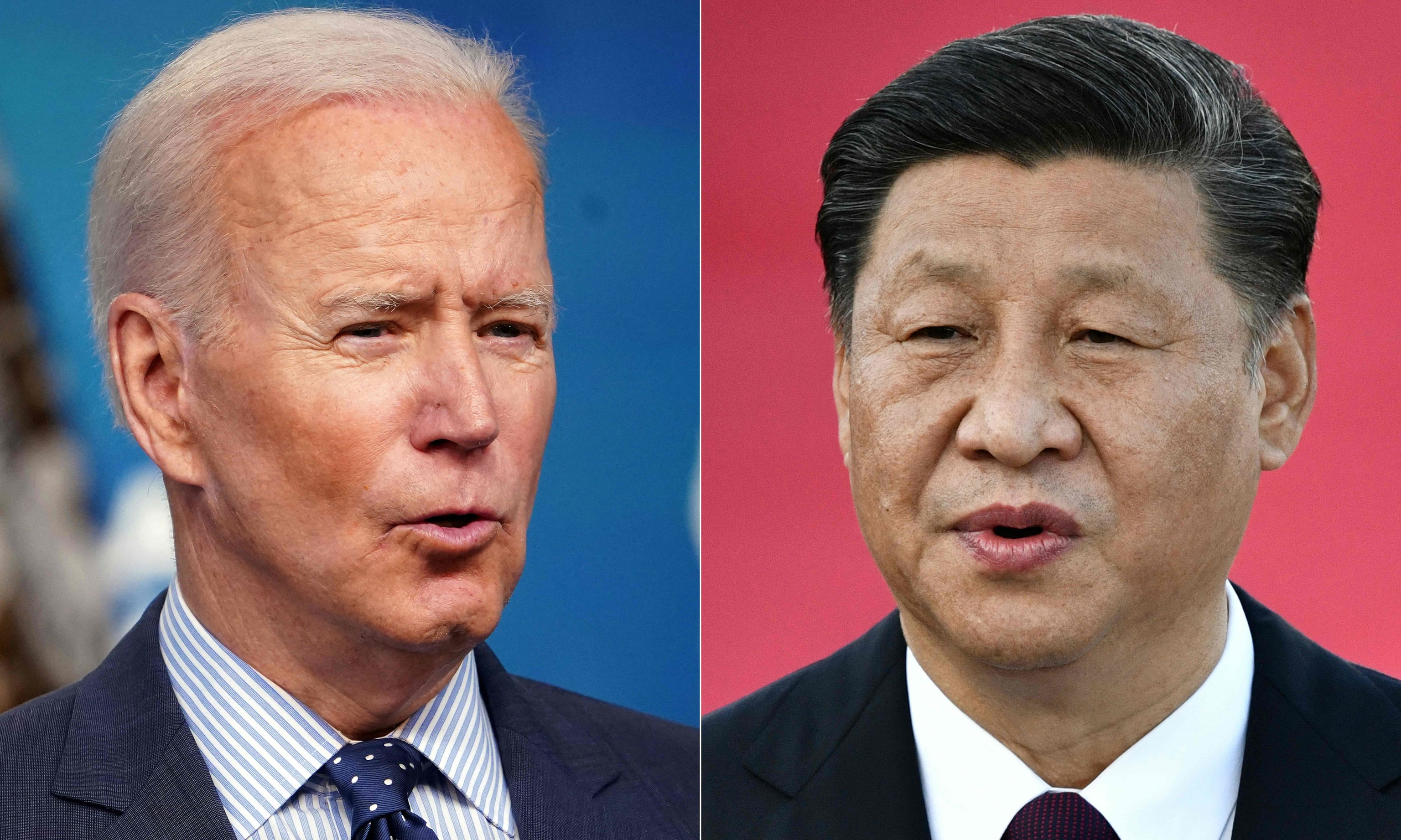 Joe Biden, president of the United States, and Xi Jinping, president of China.