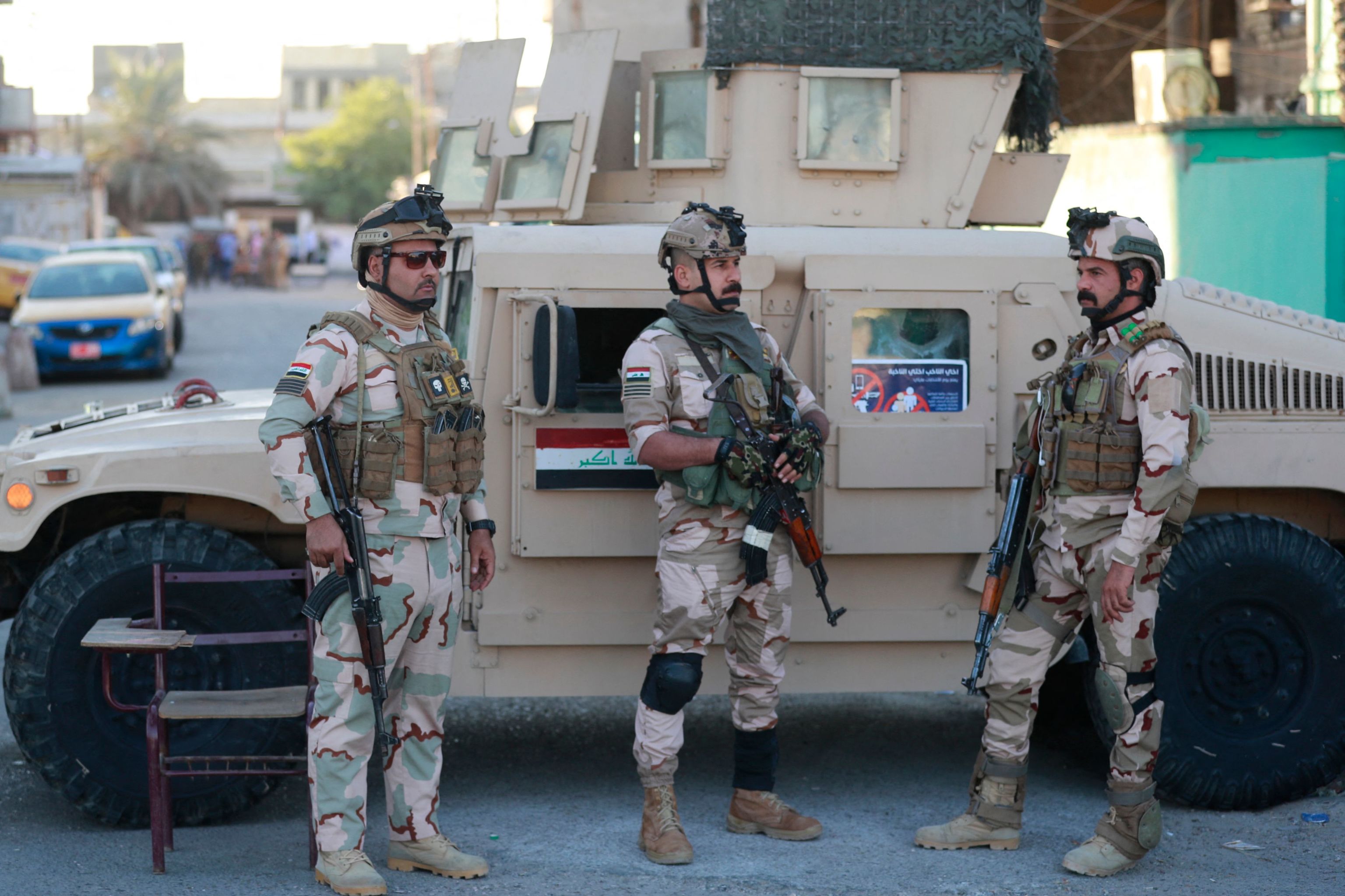 Fuerzas de seguridad iraques.