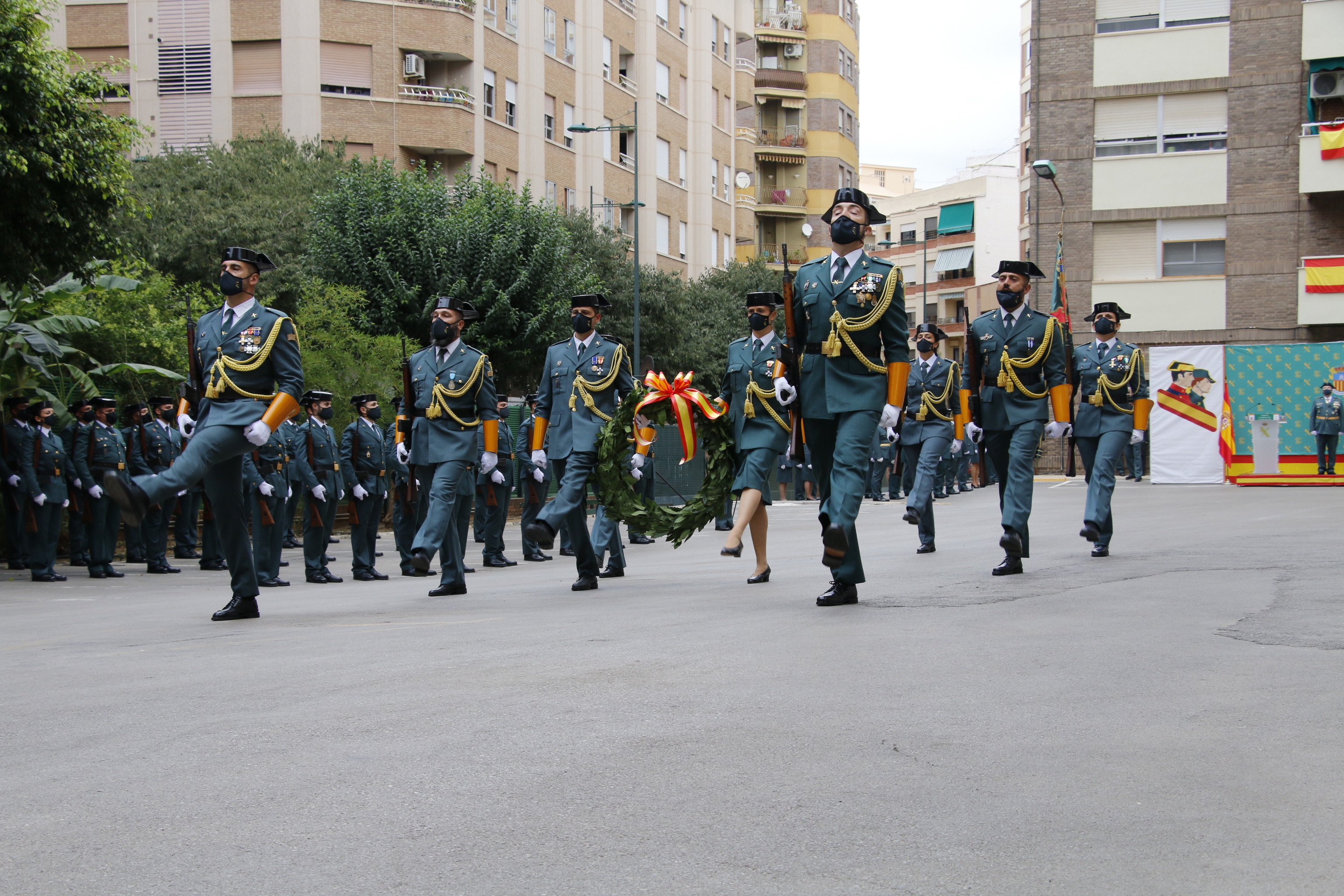 La Guardia Civil ha celebrado este lunes la festividad del Pilar.