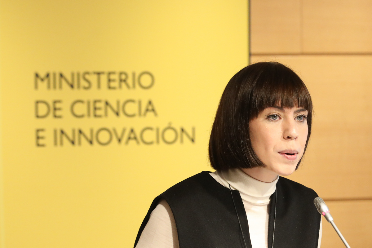 Diana Morant presenta los presupuestos del Ministerio de Ciencia e Innovacin para 2022.