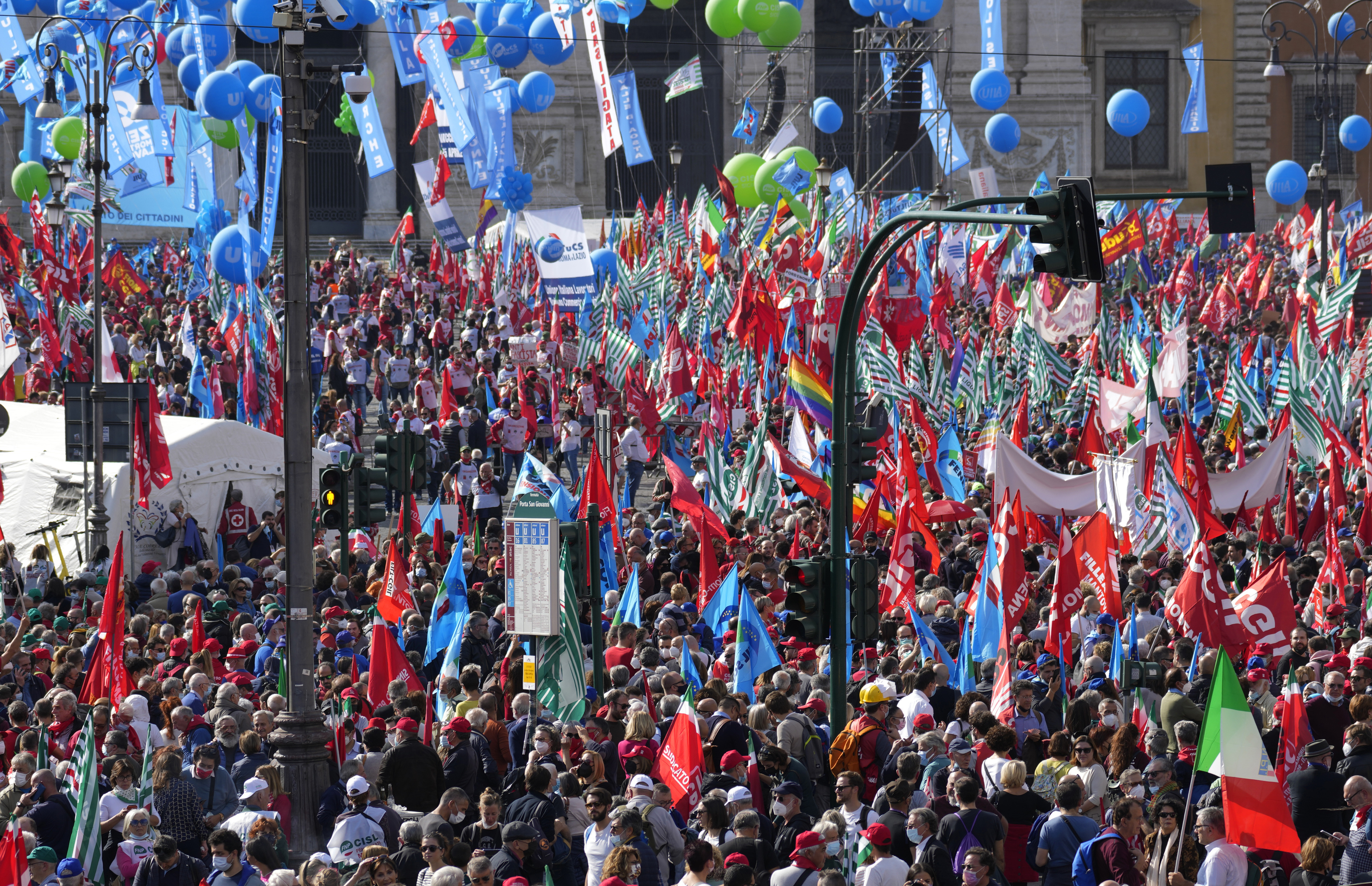 Marcha contra el fascismo este sbado en Roma.