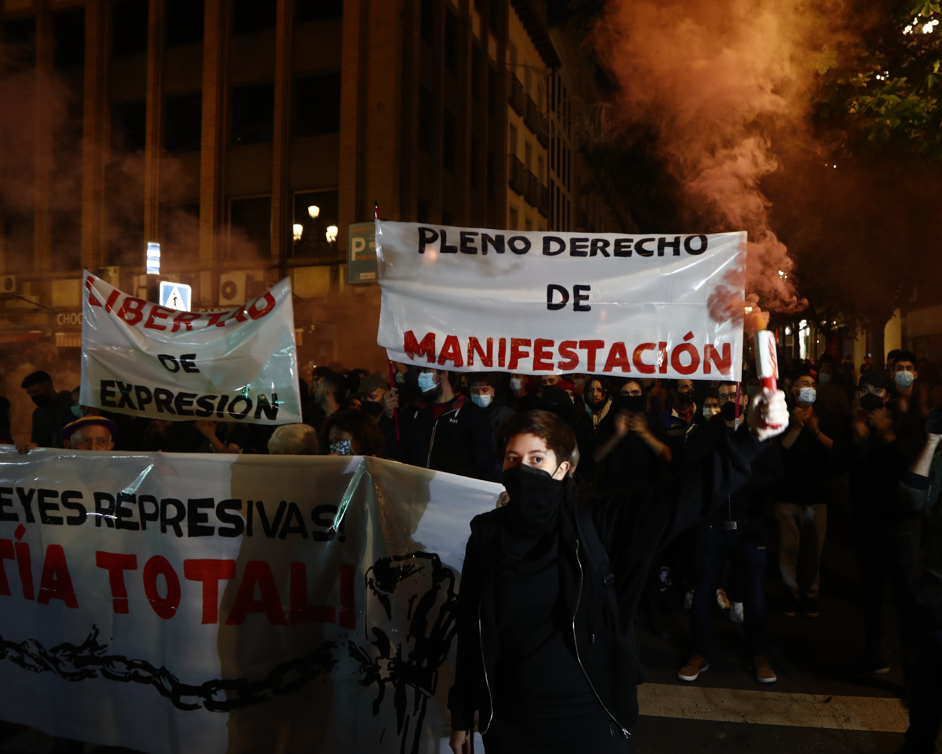 Manifestacin antisistema en Madrid.
