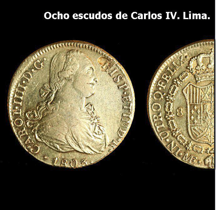 Monedas encontradas en el pecio de la 'Mercedes' robadas por el Odissey.
