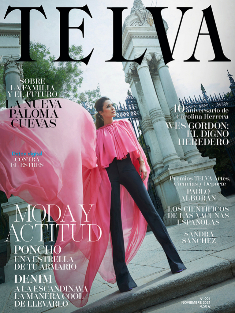 Paloma Cuevas en la portada de 'Telva'.