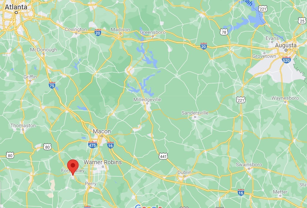 Fort Valley est a 160 kilmetros de Atlanta (Georgia, EEUU)