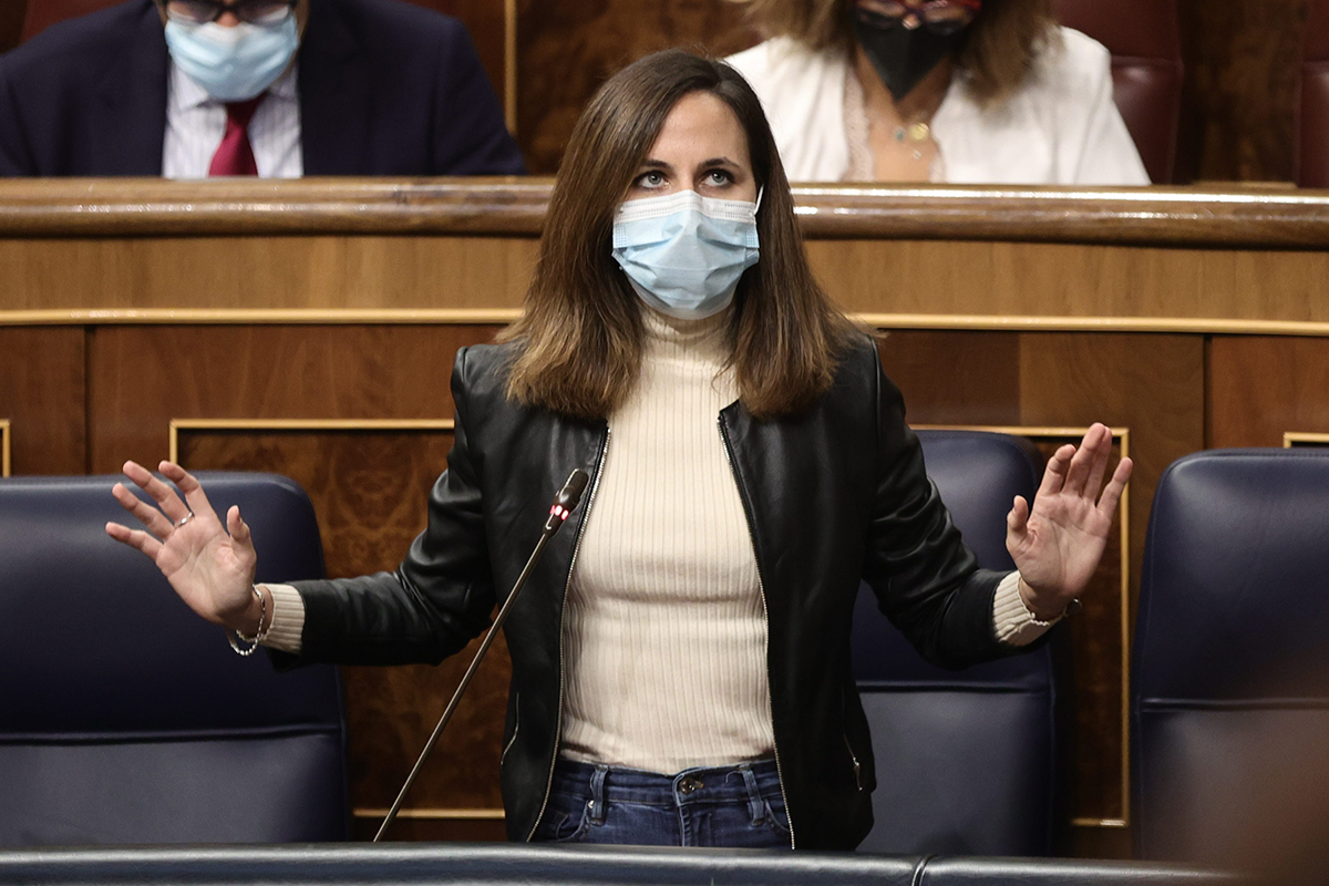 La ministra y lder de Podemos, Ione Belarra.