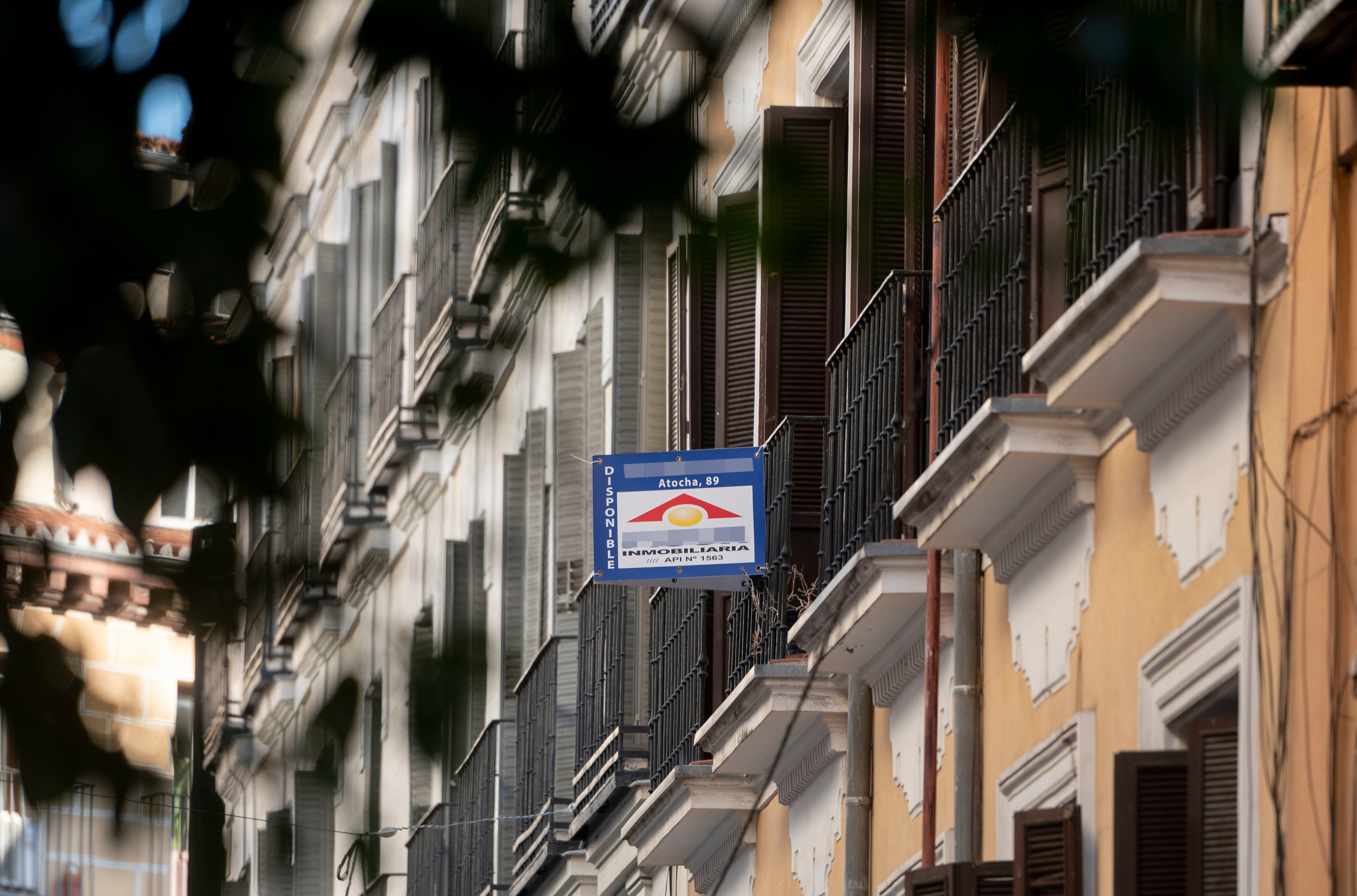 Bloque de viviendas en el centro de Madrid.