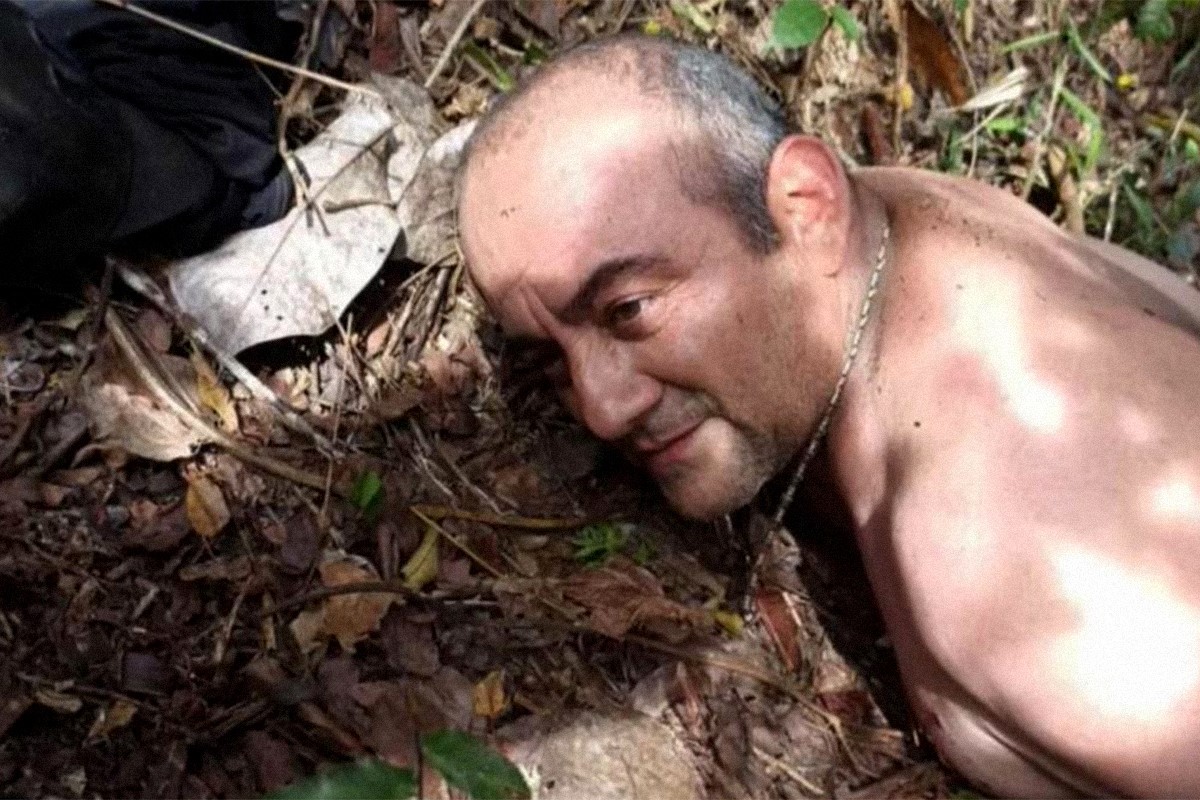 Momento de la detencin del narco colombiano Otoniel