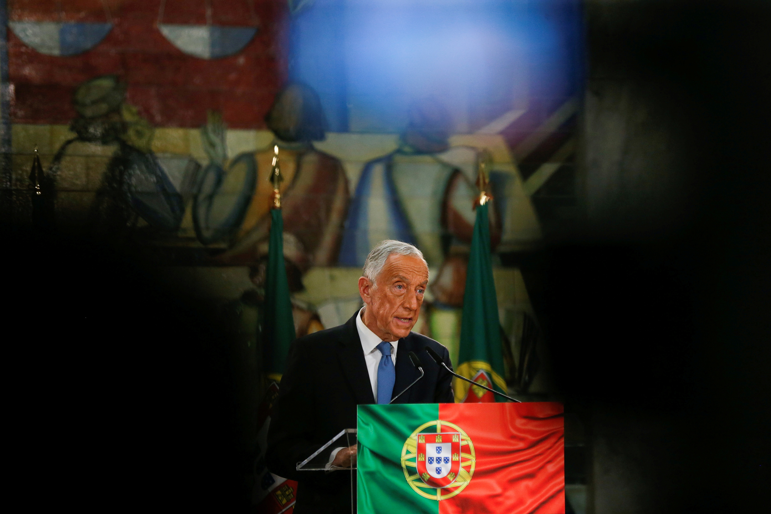 El presidente portugués, Marcelo Rebelo de Sousa.