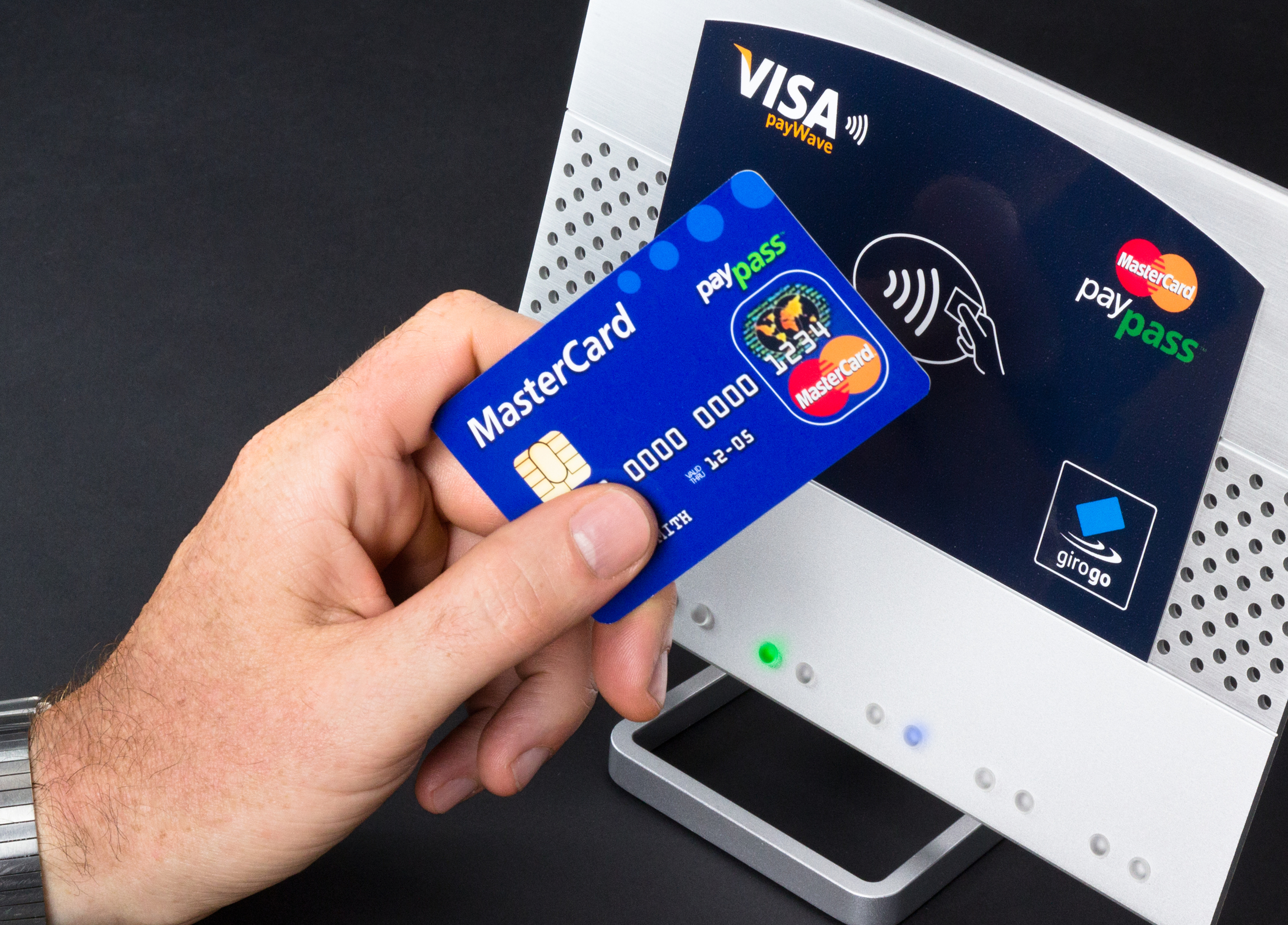 Las nuevas tarjetas de pago de MasterCard por contactless.
