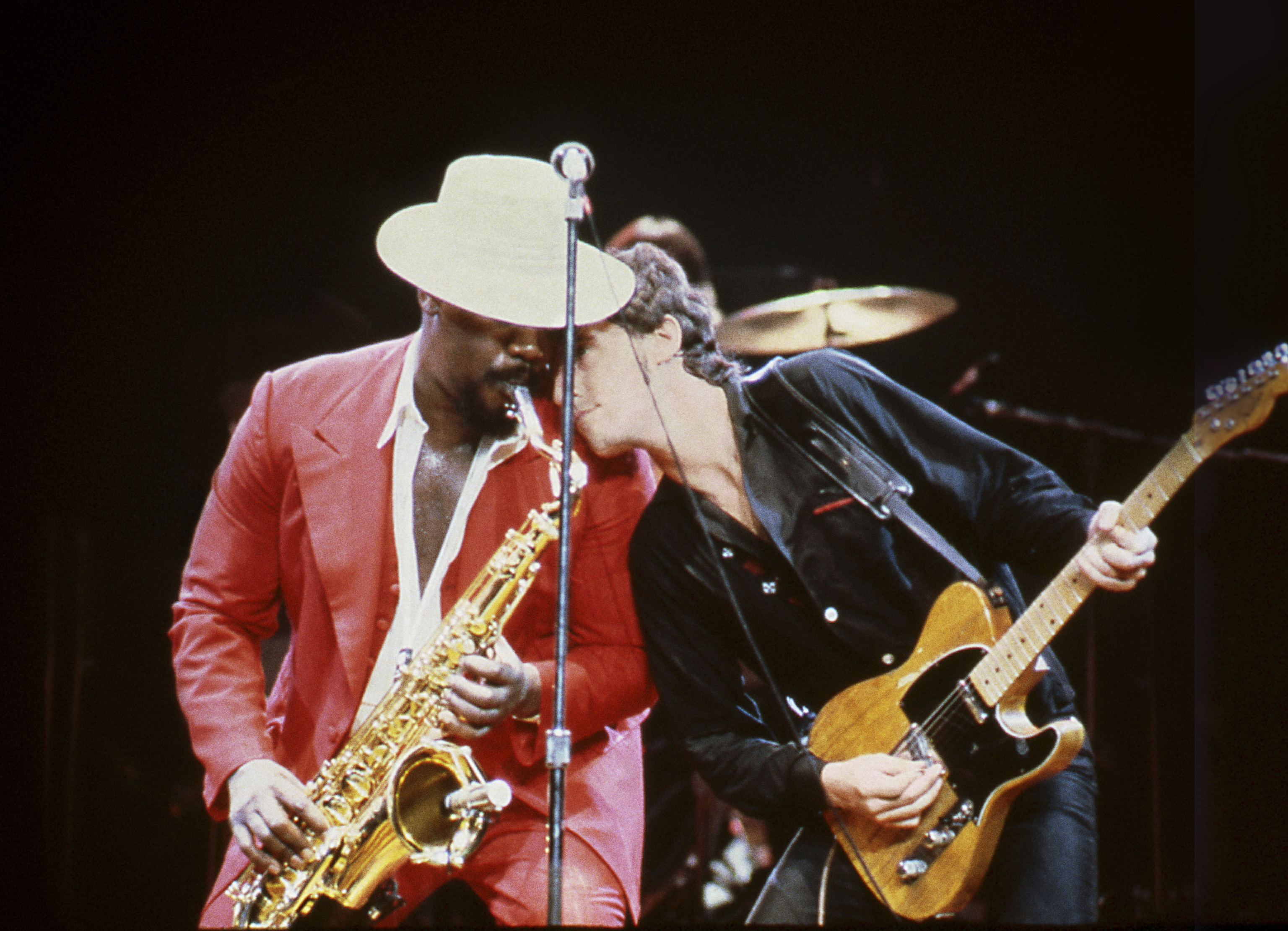 Bruce Springsteen y Clarence Clemons.