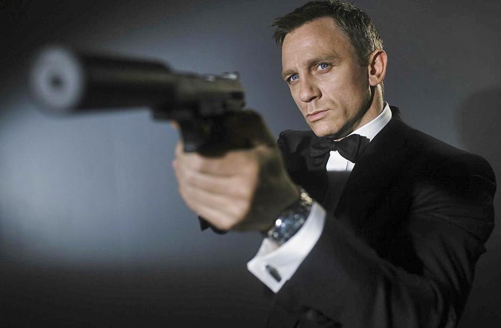 El actor Daniel Craig como el agente 007.