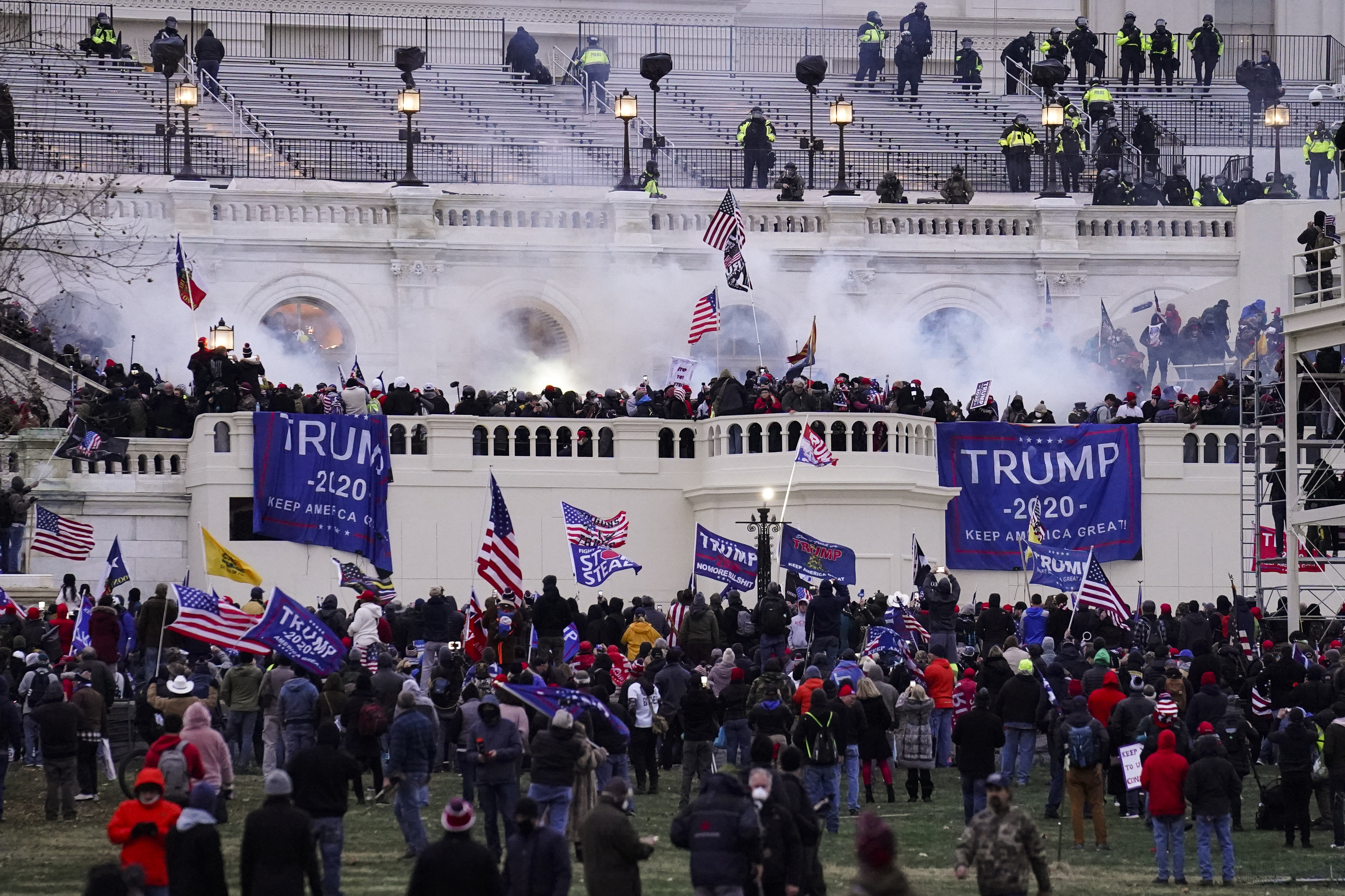 Partidarios de Trump toman el Capitolio el pasado 6 de enero.