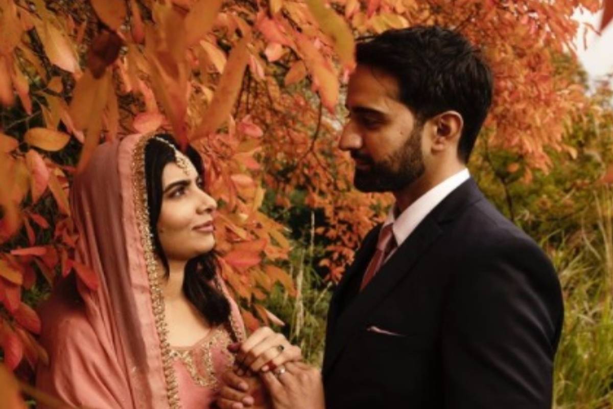 Malala junto a su marido el da de su boda.