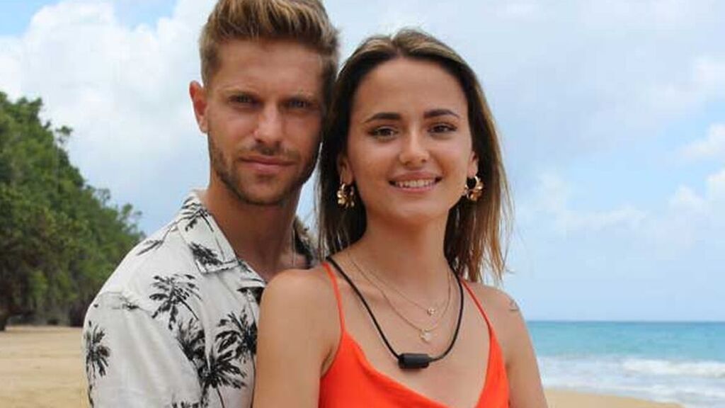 Nico y Galla, pareja participante en la cuarta edicin del reality La Isla de las Tentaciones de Telecinco.