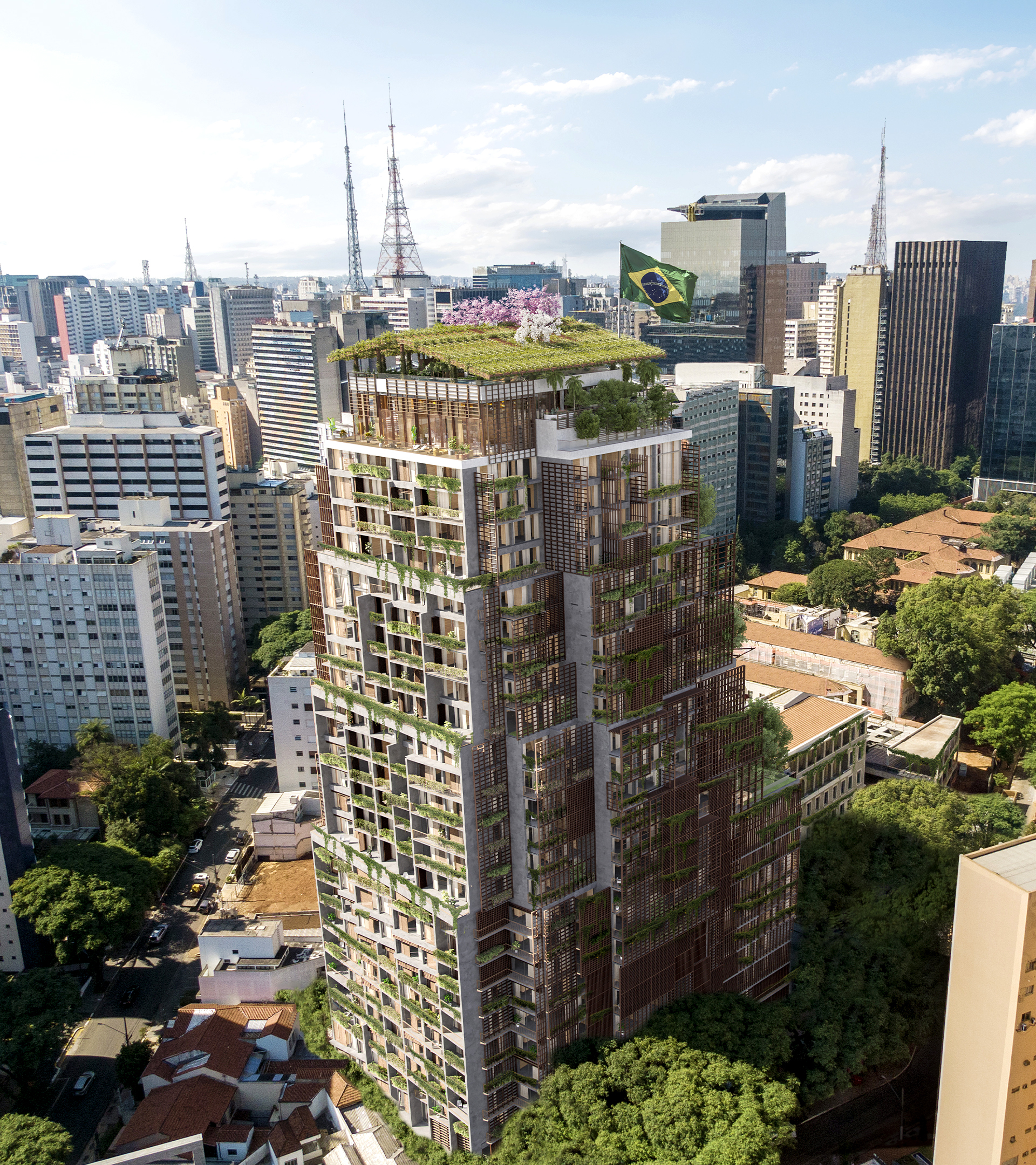 Cidade Matarazzo, lujo extremo con conciencia verde  en el corazón de Sao Paulo