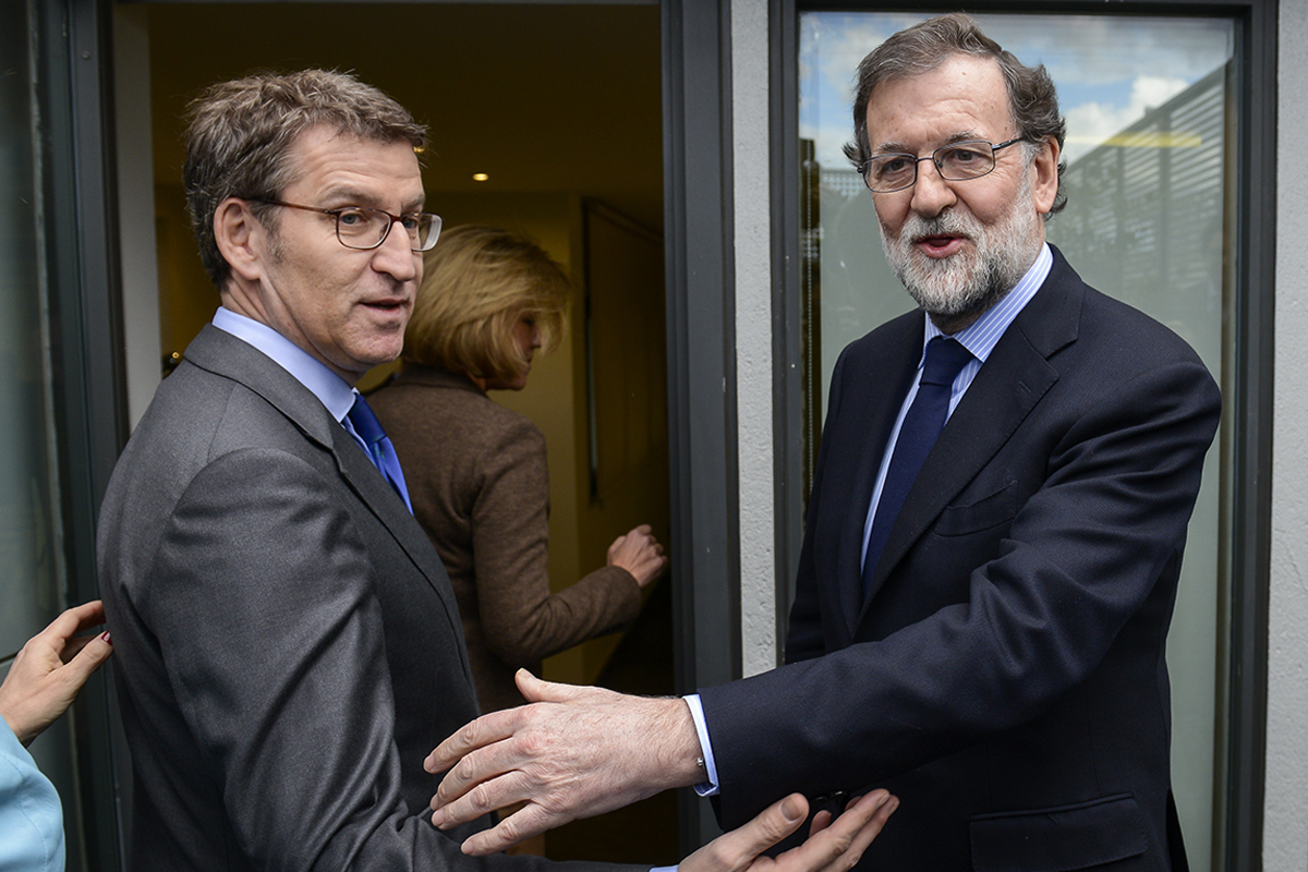 Nez Feijo y Rajoy, juntos en 2018.