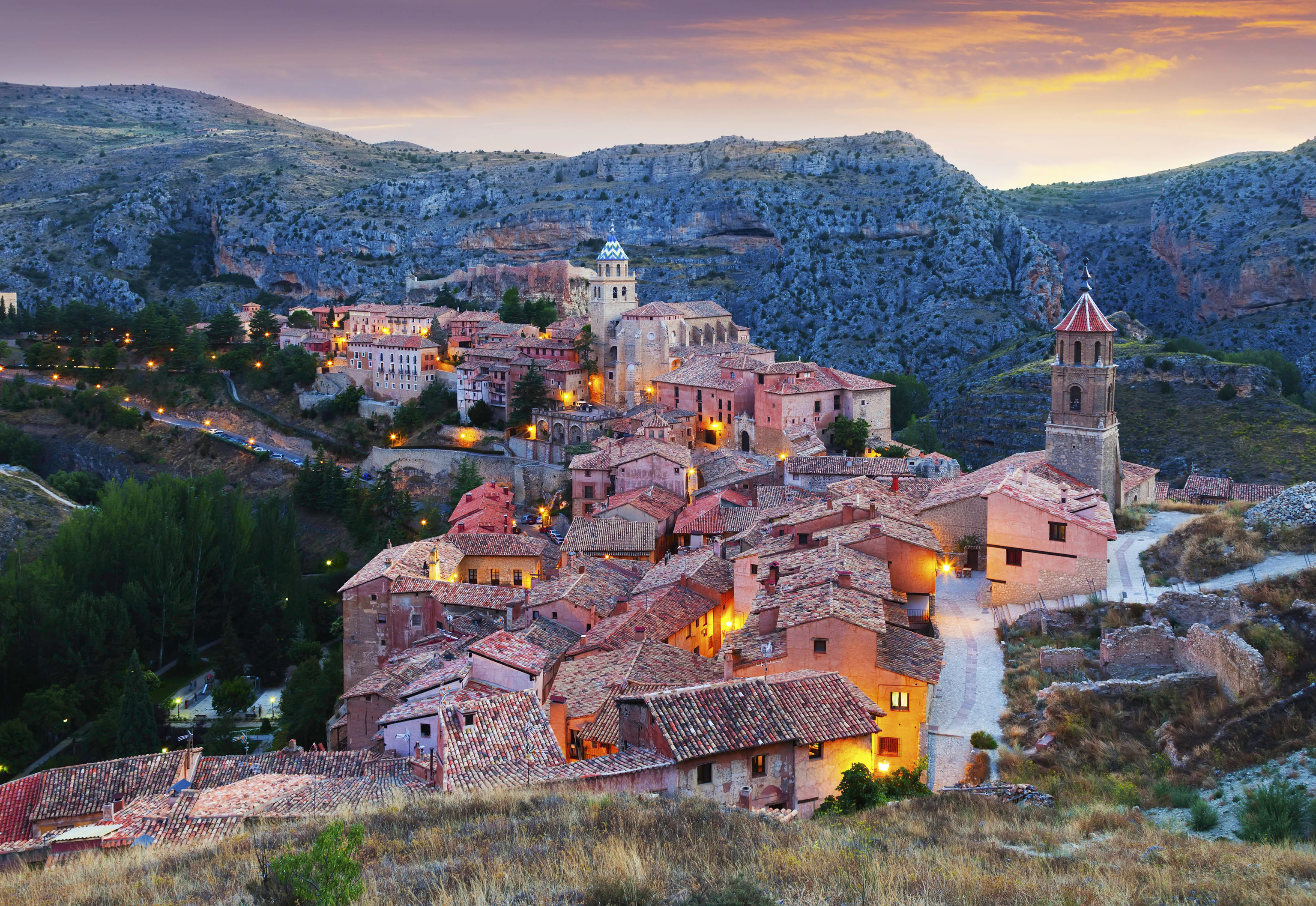 La localidad turolense de Albarracn.