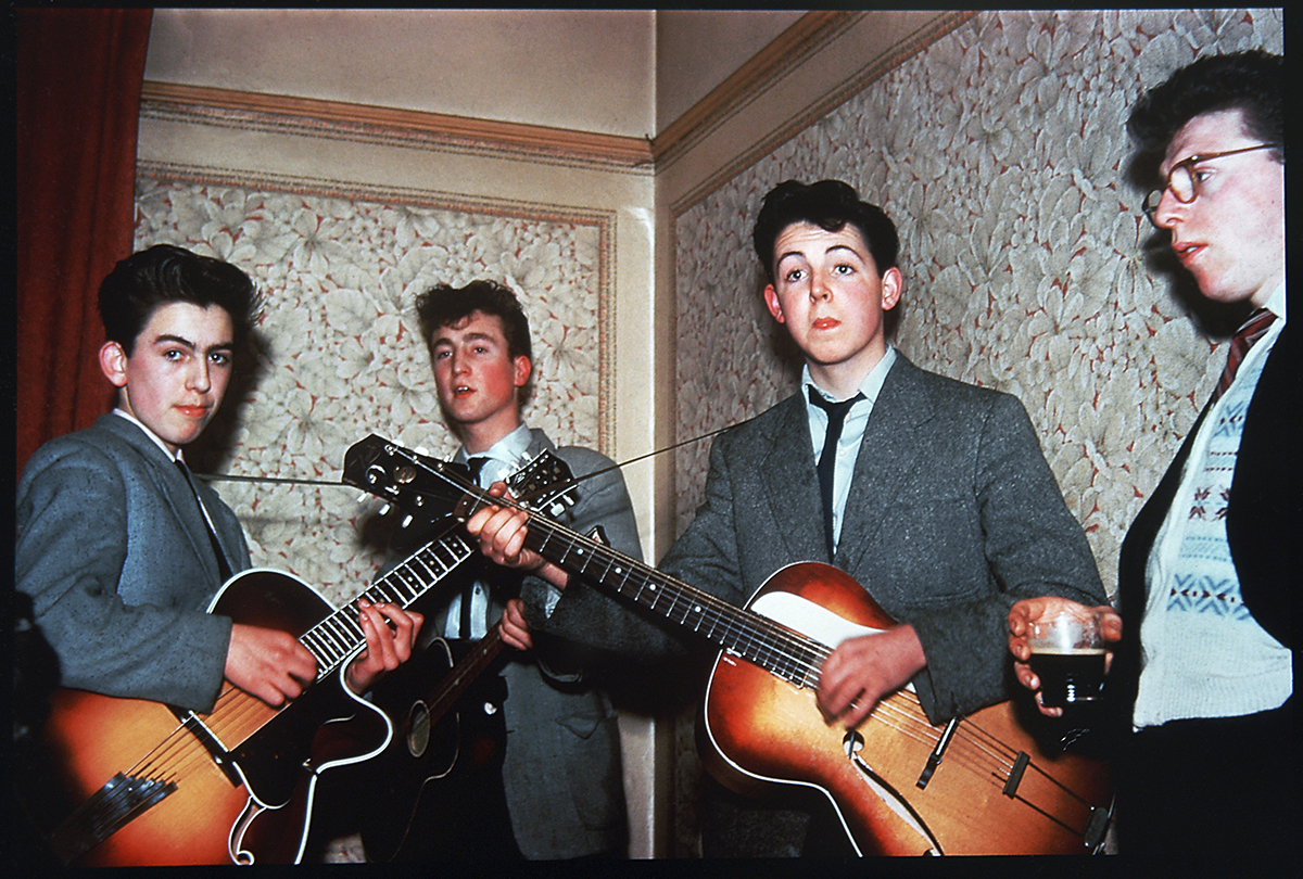 Imagen histórica de los Beatles