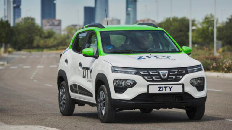 Dacia Spring de la operadora Zity de car sharing