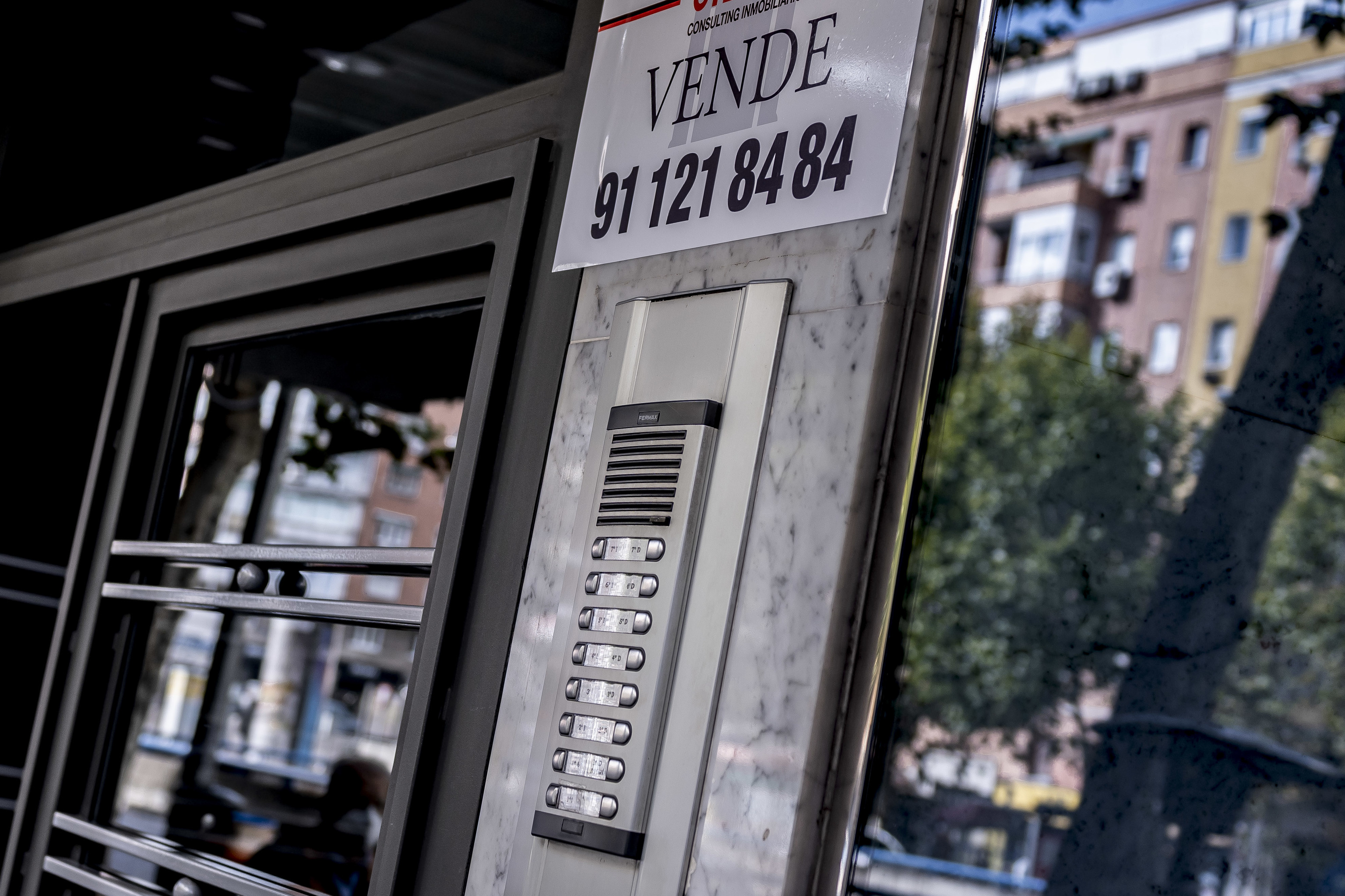 Anuncio para vender una vivienda, en Madrid.