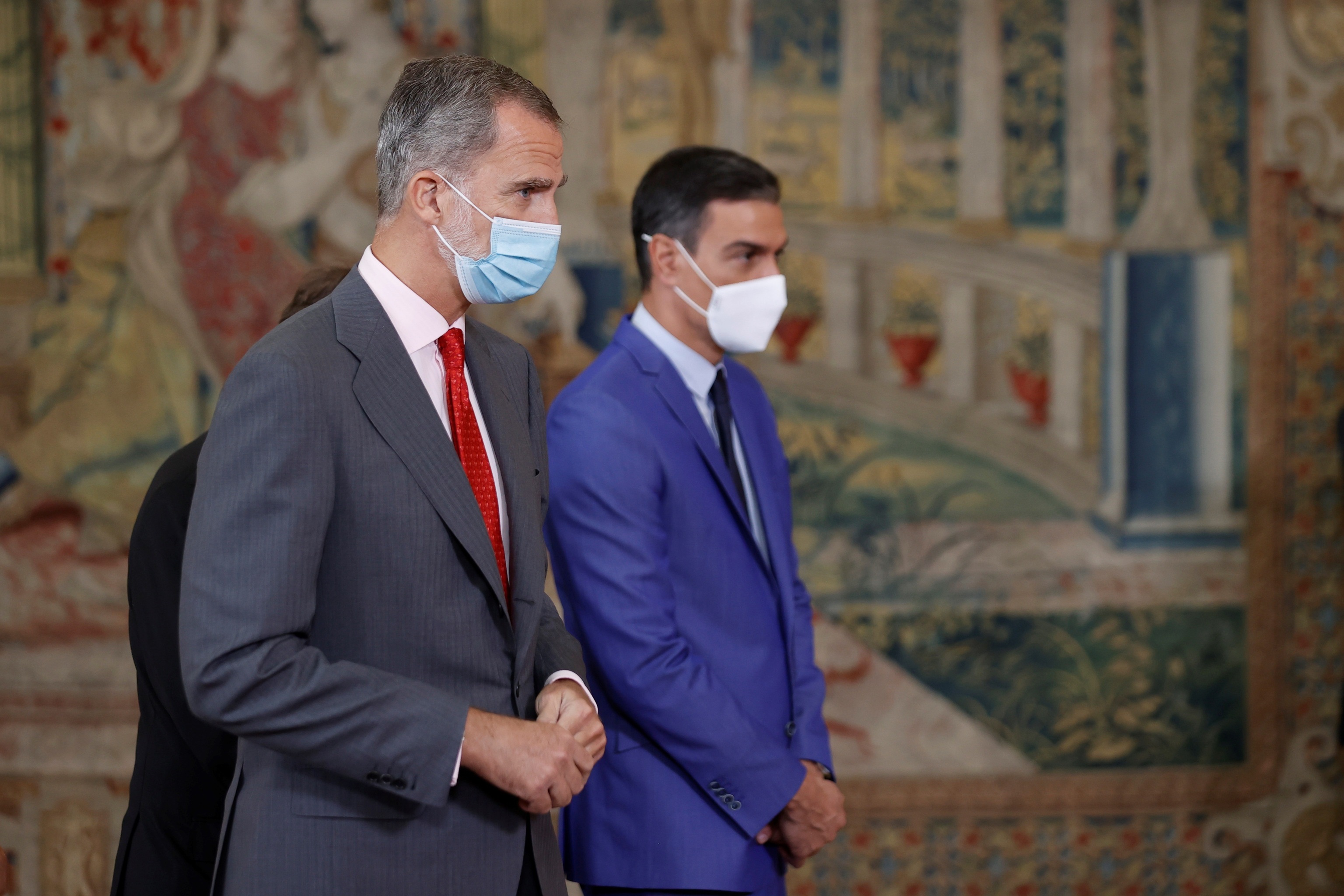 Felipe VI y Pedro Sánchez, el pasado octubre en el Palacio de El Pardo.