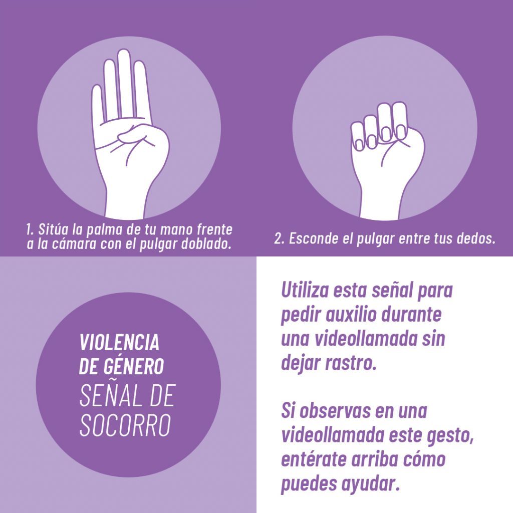 Cómo pedir ayuda: los gestos para denunciar violencia machista | Cómo