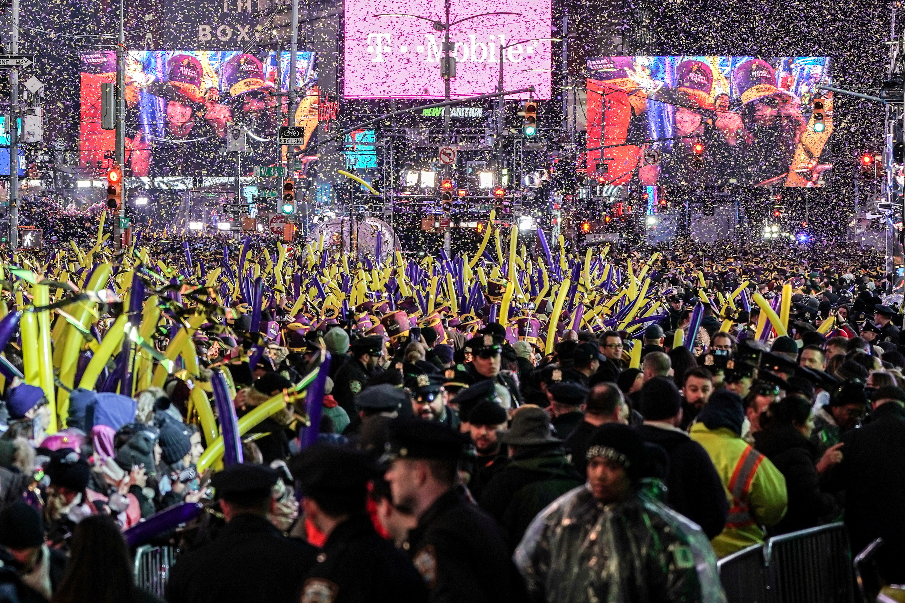 Celebracin del Ao Nuevo en Times Square en 2019.