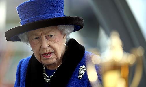 La reina Isabel II en una de sus ltimas apariciones pblicas.