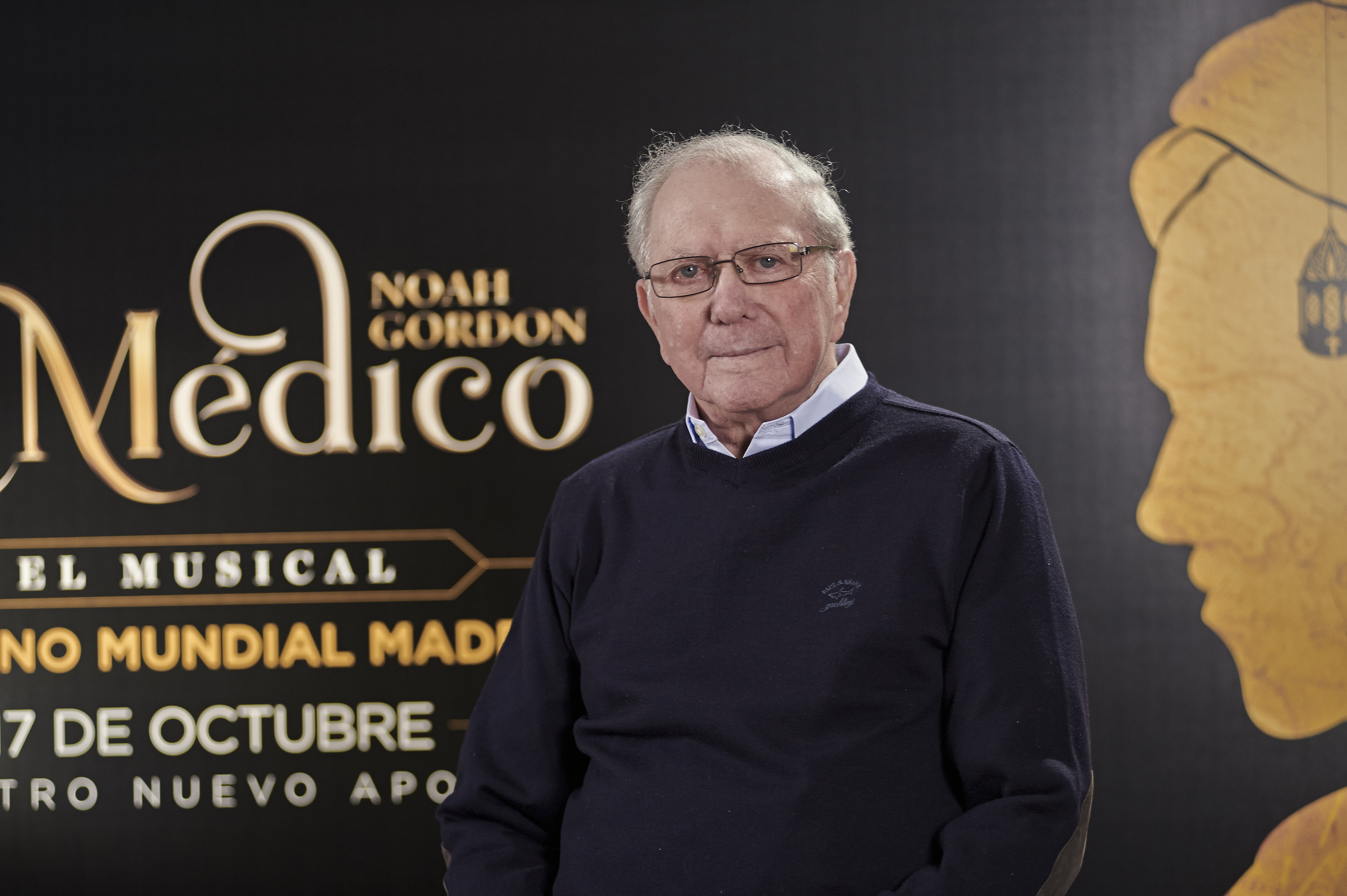 Noah Gordon durante el estreno del musical 'El mdico' en Madrid.