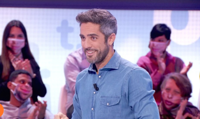 El presentador de Pasapalabra, Roberto Leal, durante la emisin de Antena 3