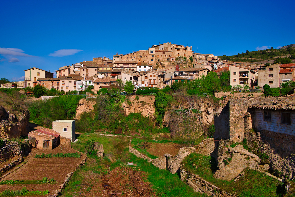 La localidad de Beceite, en la provincia de Teruel.