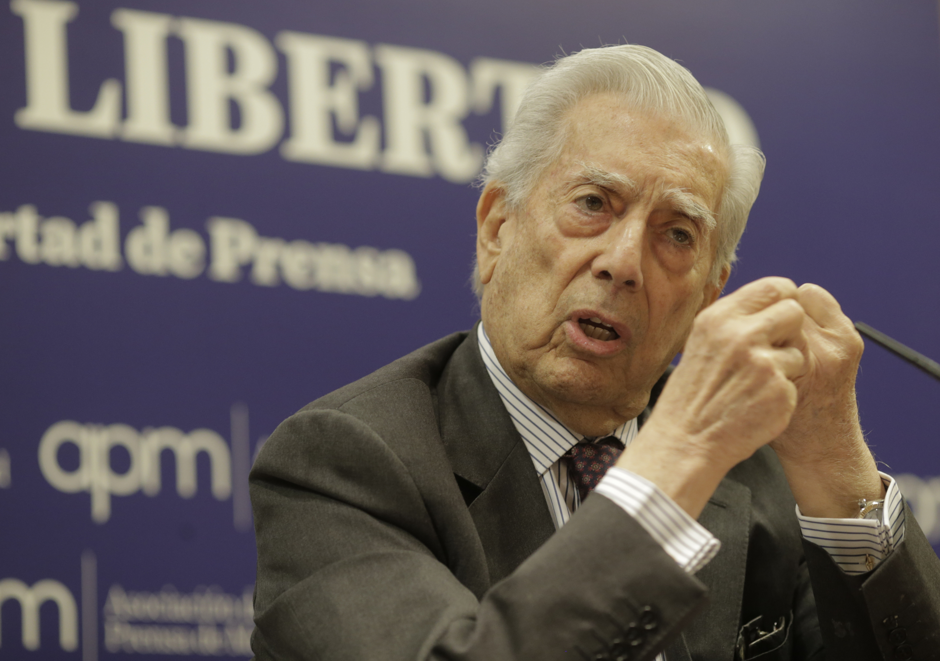 Mario Vargas Llosa, en mayo pasado.