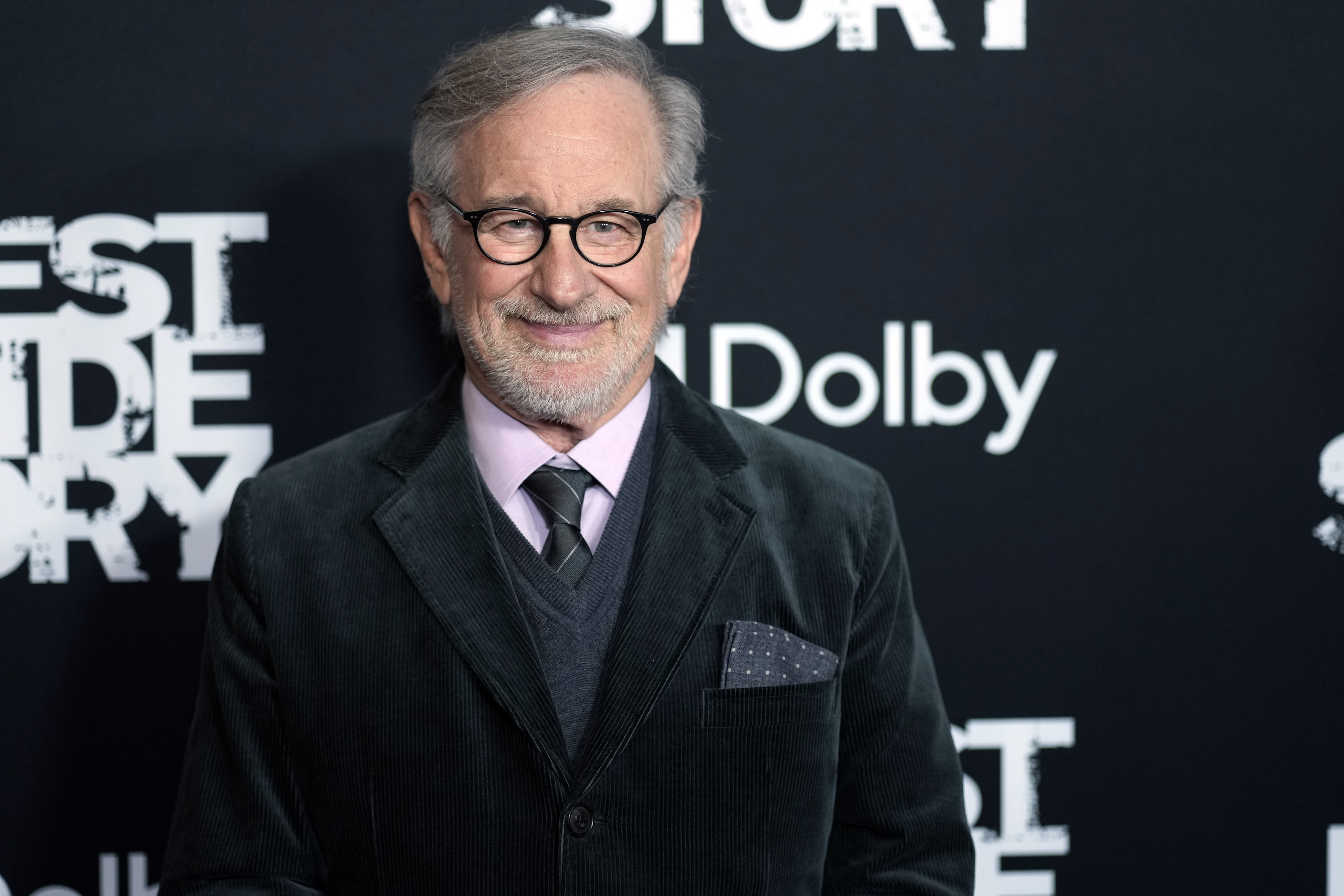 Steven Spielberg en la premiere de West Side Story en Nueva York.