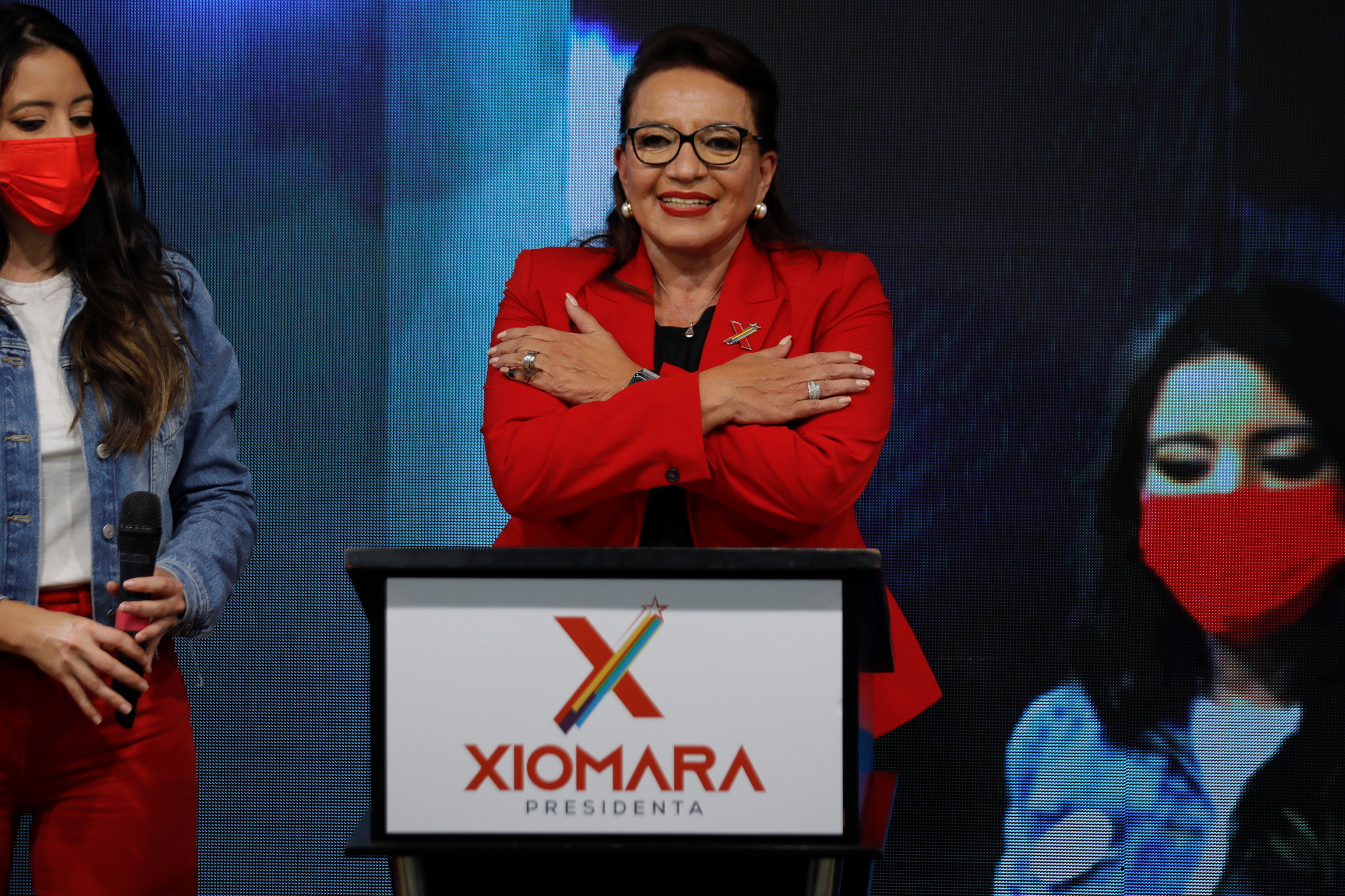 La virtual presidenta de Honduras, Xiomara Castro.