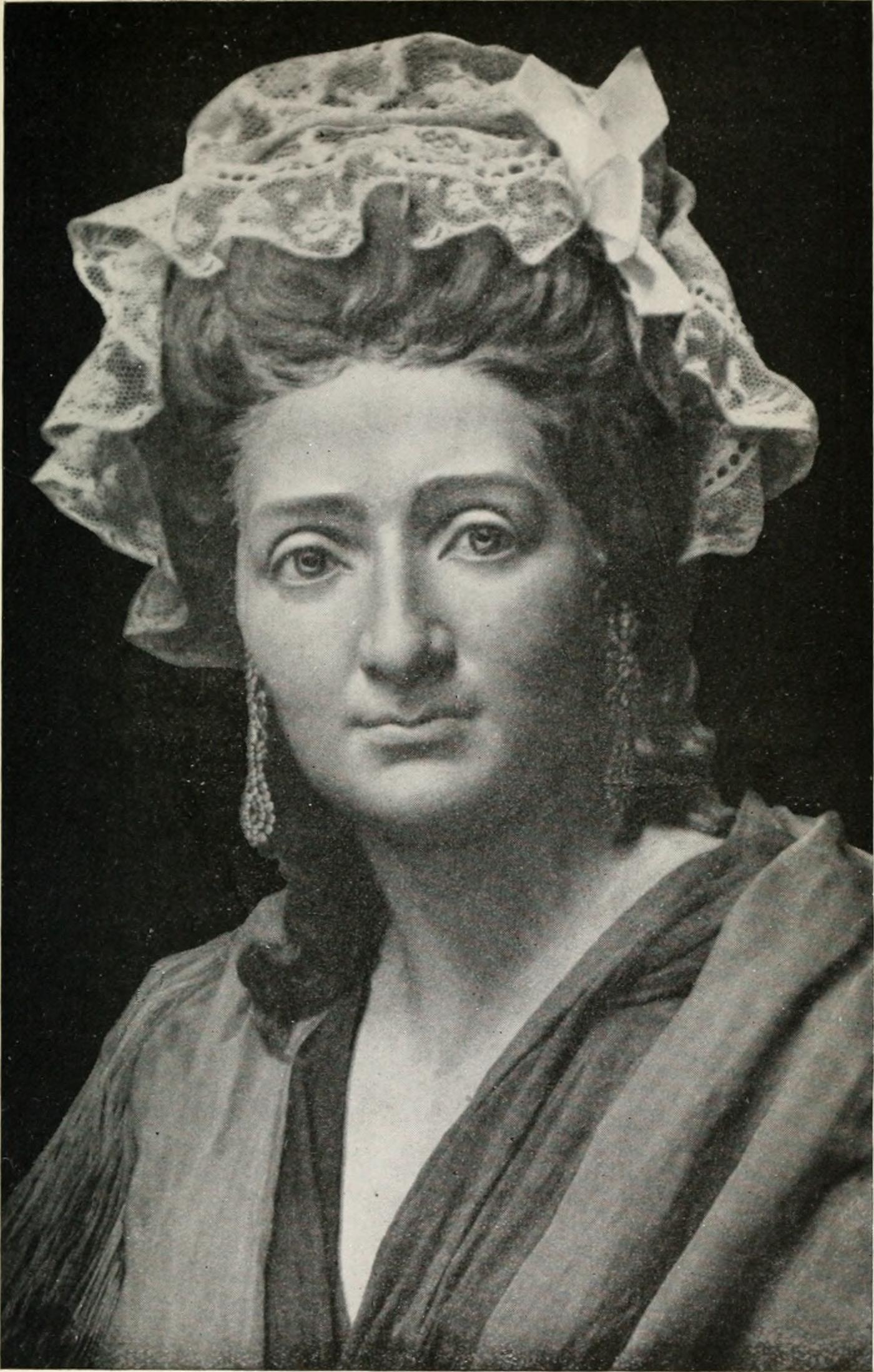 Retrato de Marie Grosholtz realizado por John T. Tussaud.