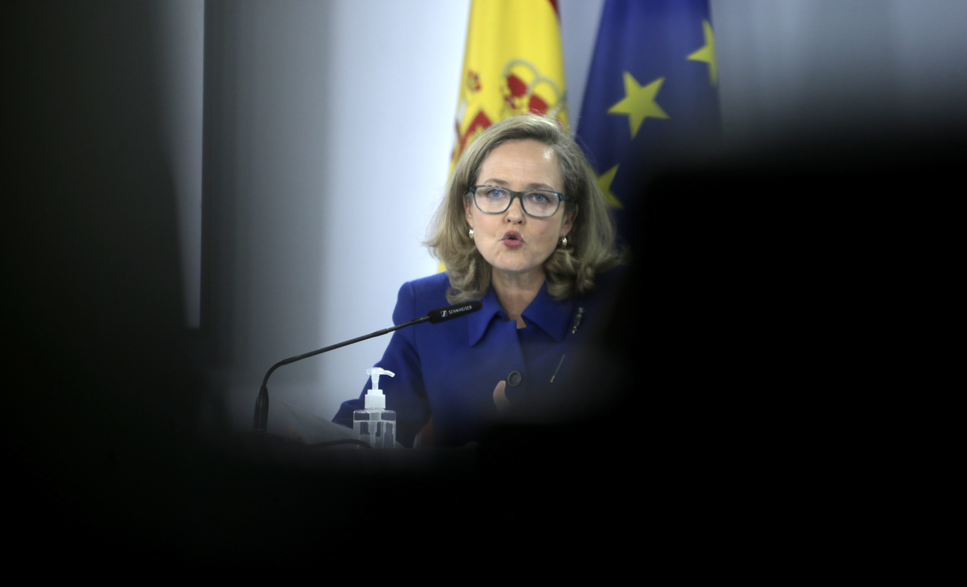 La vicepresidenta primera y ministra de Asuntos Económicos, Nadia Calviño.