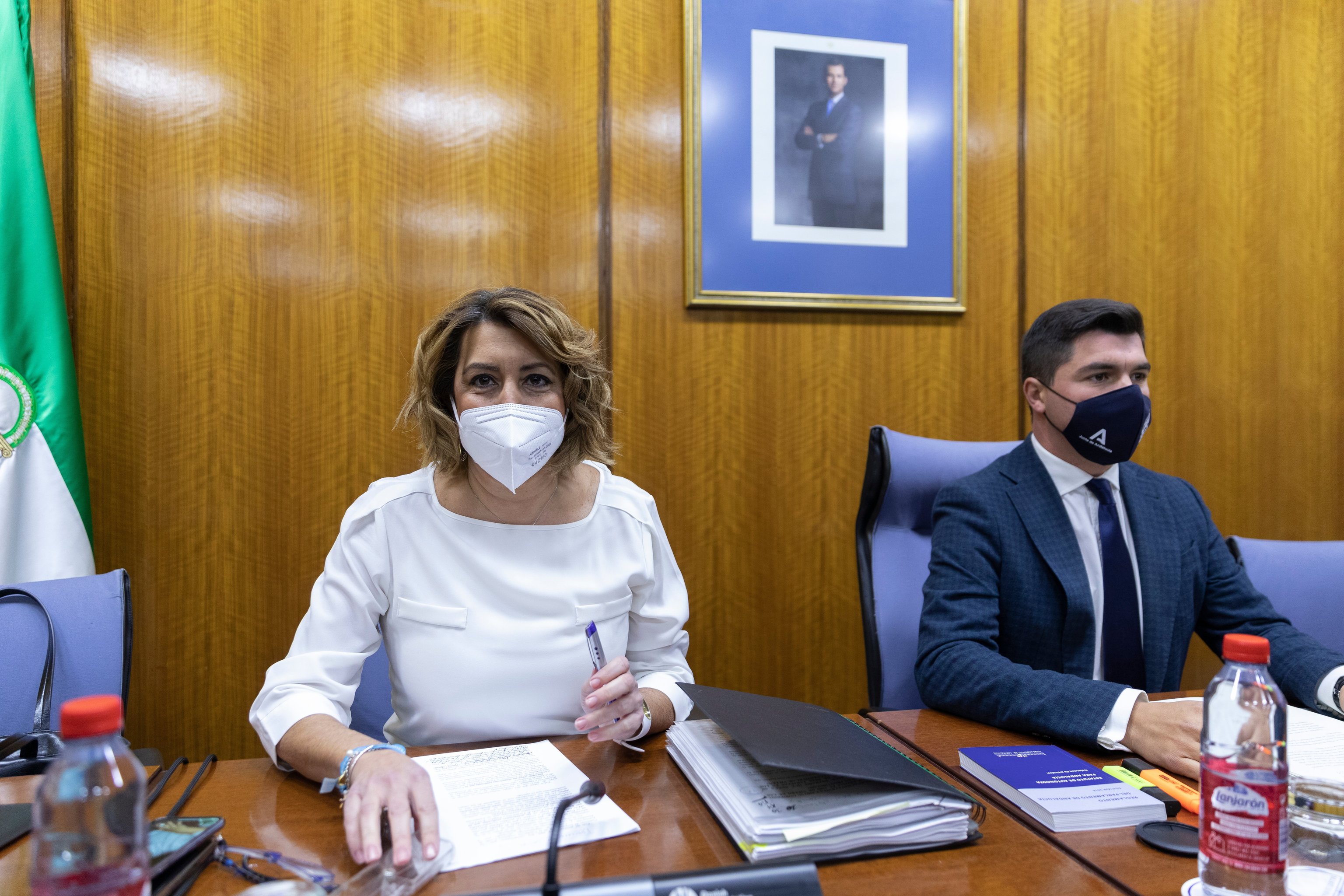 Susana Díaz, en la comisión parlamentaria que investiga la Faffe.