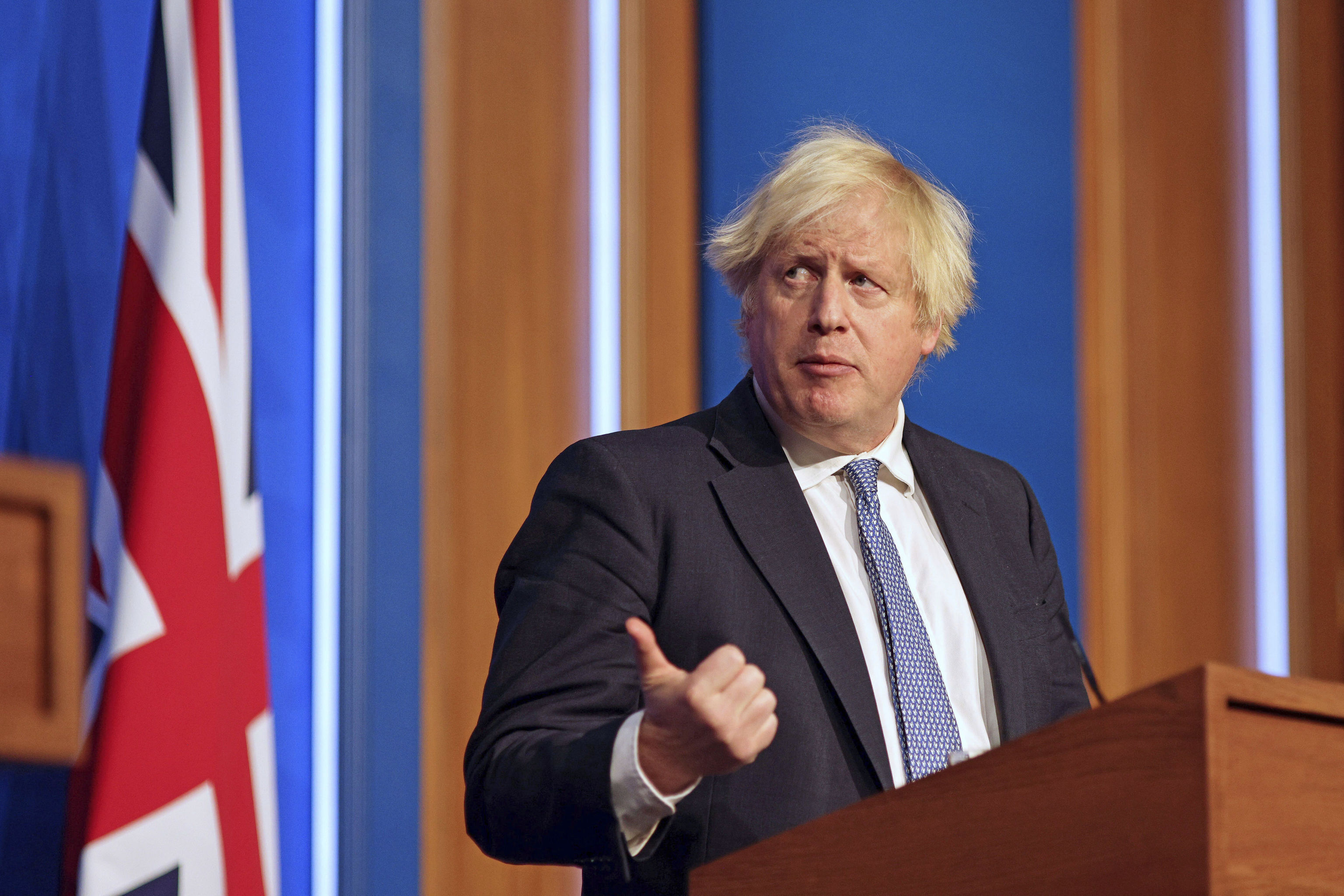 El 'premier' Boris Johnson, en Londres.