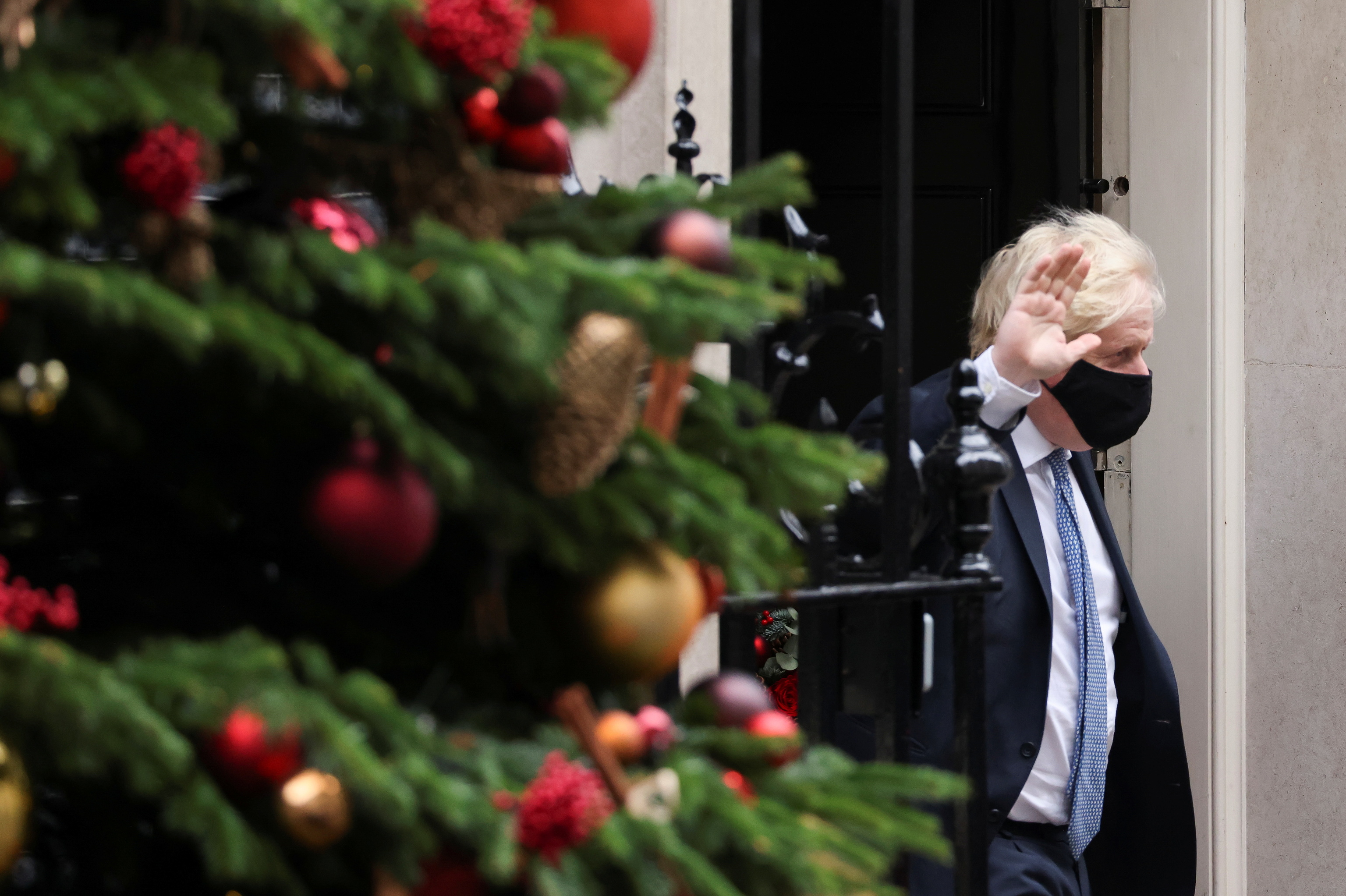Boris Johnson, hace unos das, en su residencia de Downing Street, en Londres.