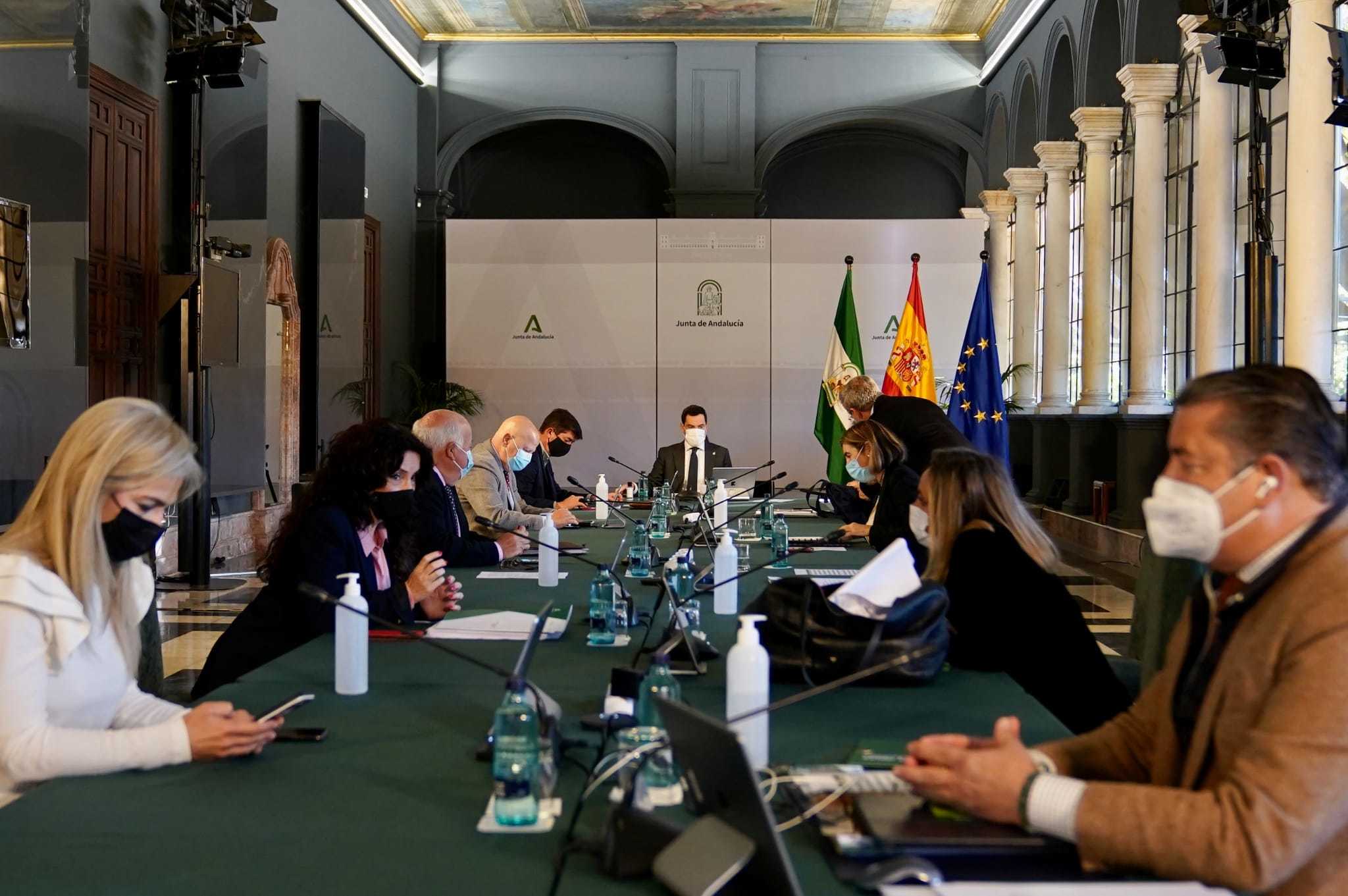 Juanma Moreno preside este martes el Consejo de Gobierno.