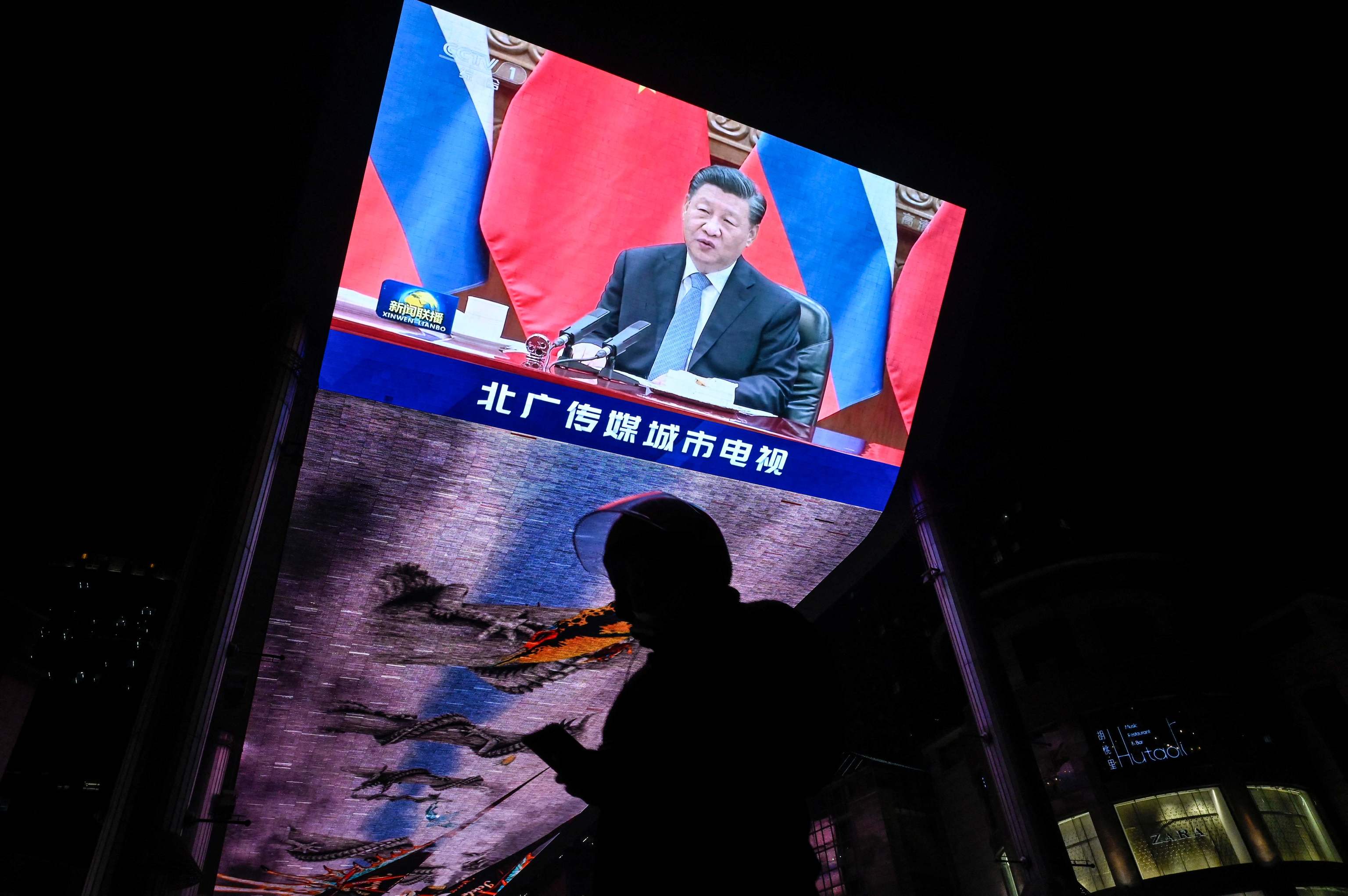Xi Jinping, en un programa de televisin.