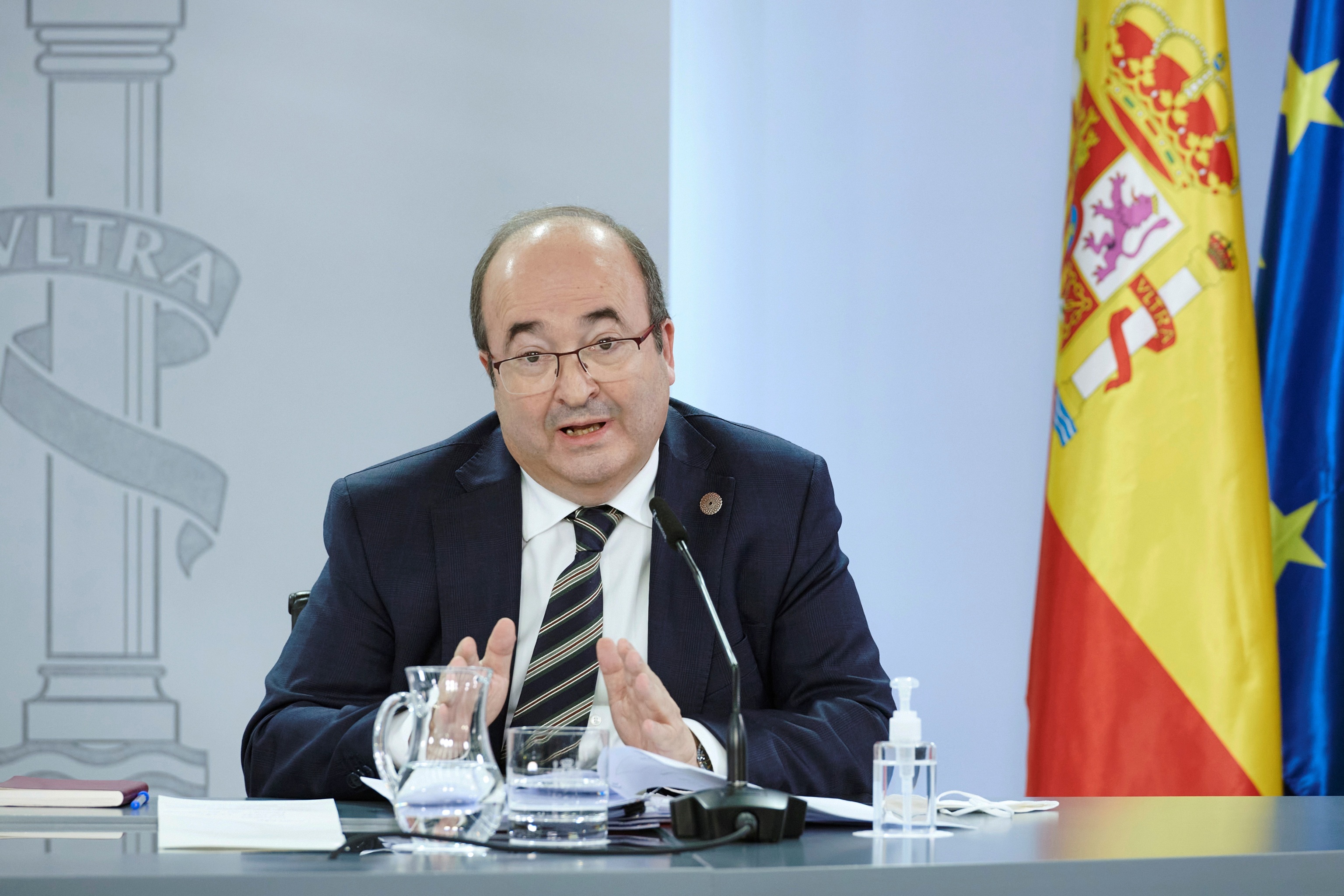 El ministro de Cultura y Deporte, Miquel  Iceta.