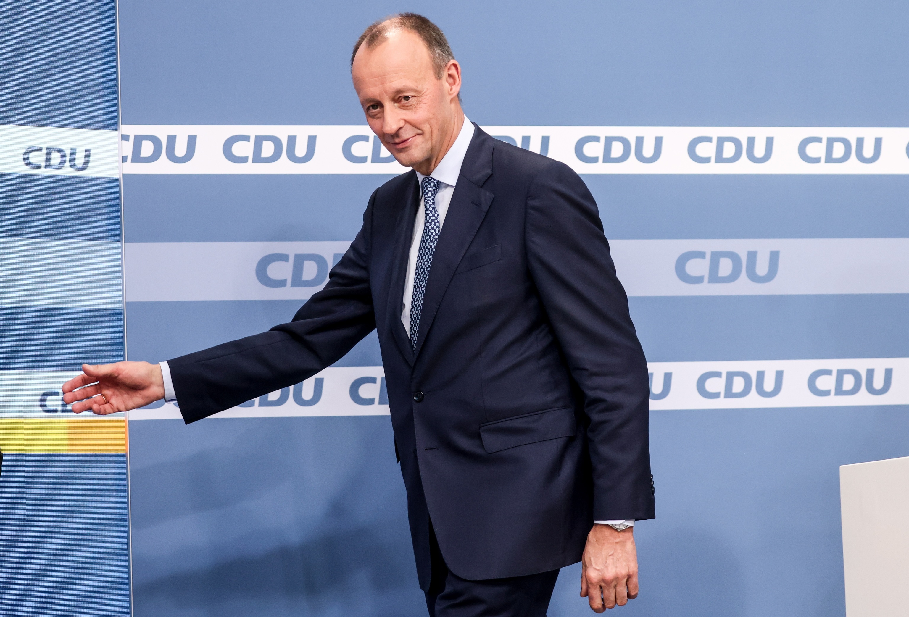El recién elegido líder de la CDU, Friedrich Merz.