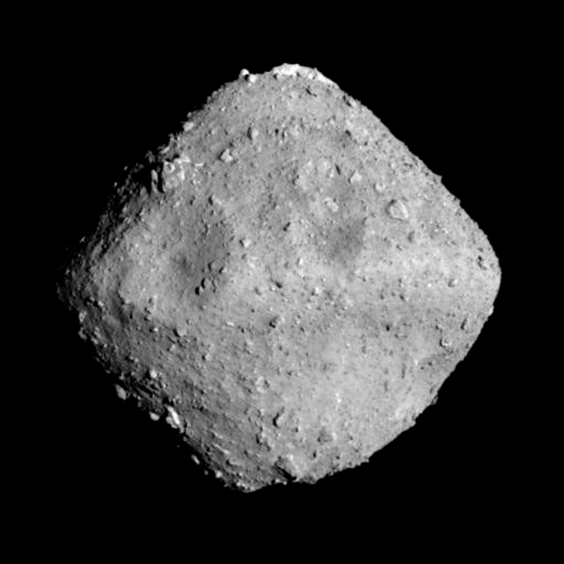 El asteroide Ryugu visitado por Hayabusa 2