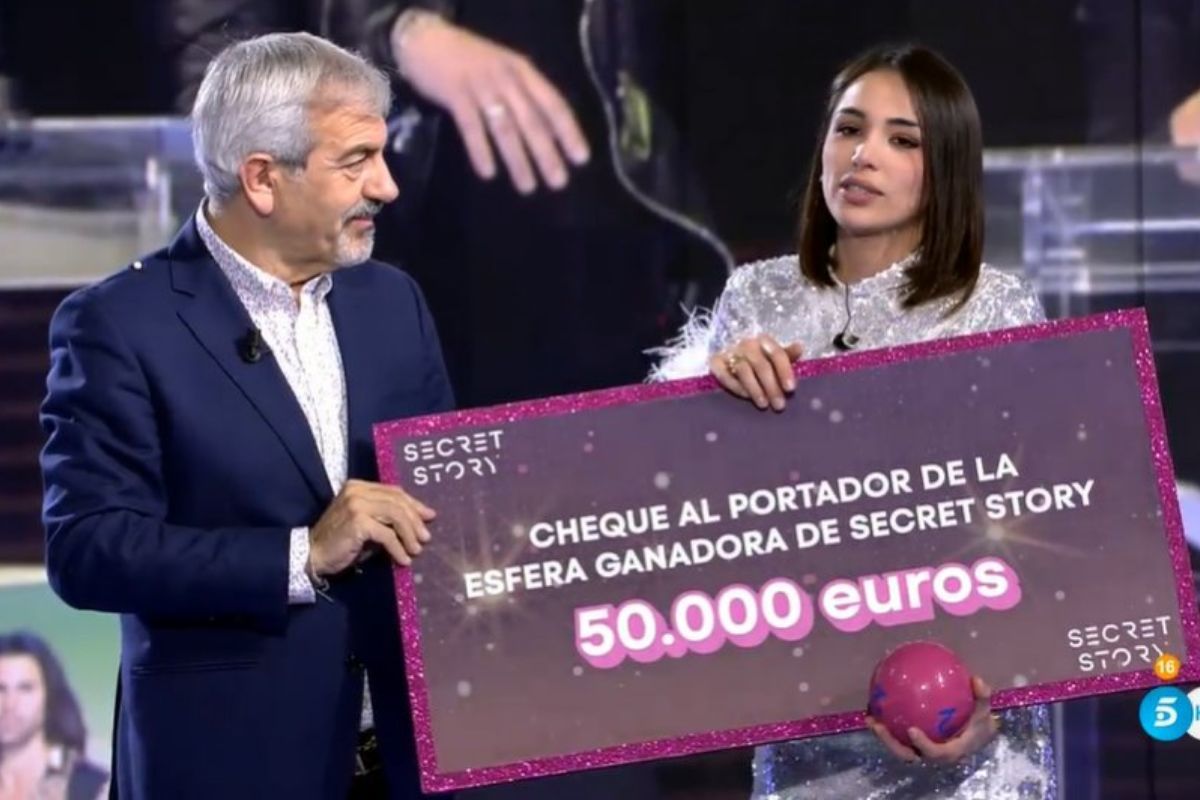 Sandra Pica tiene la esfera premiada de Secret Story y se lleva los 50.000 euros