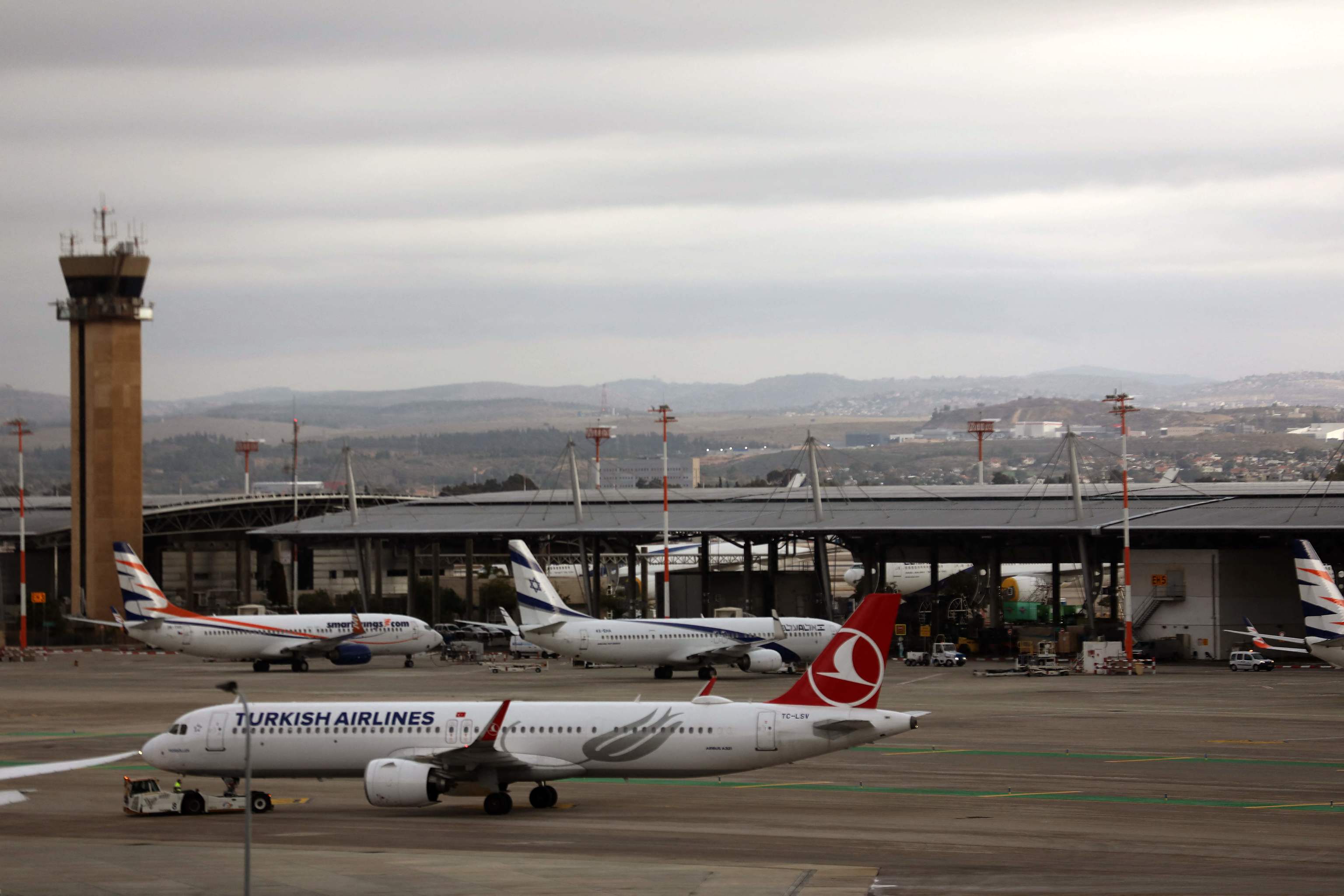 Aviones de Turkish Airlines.